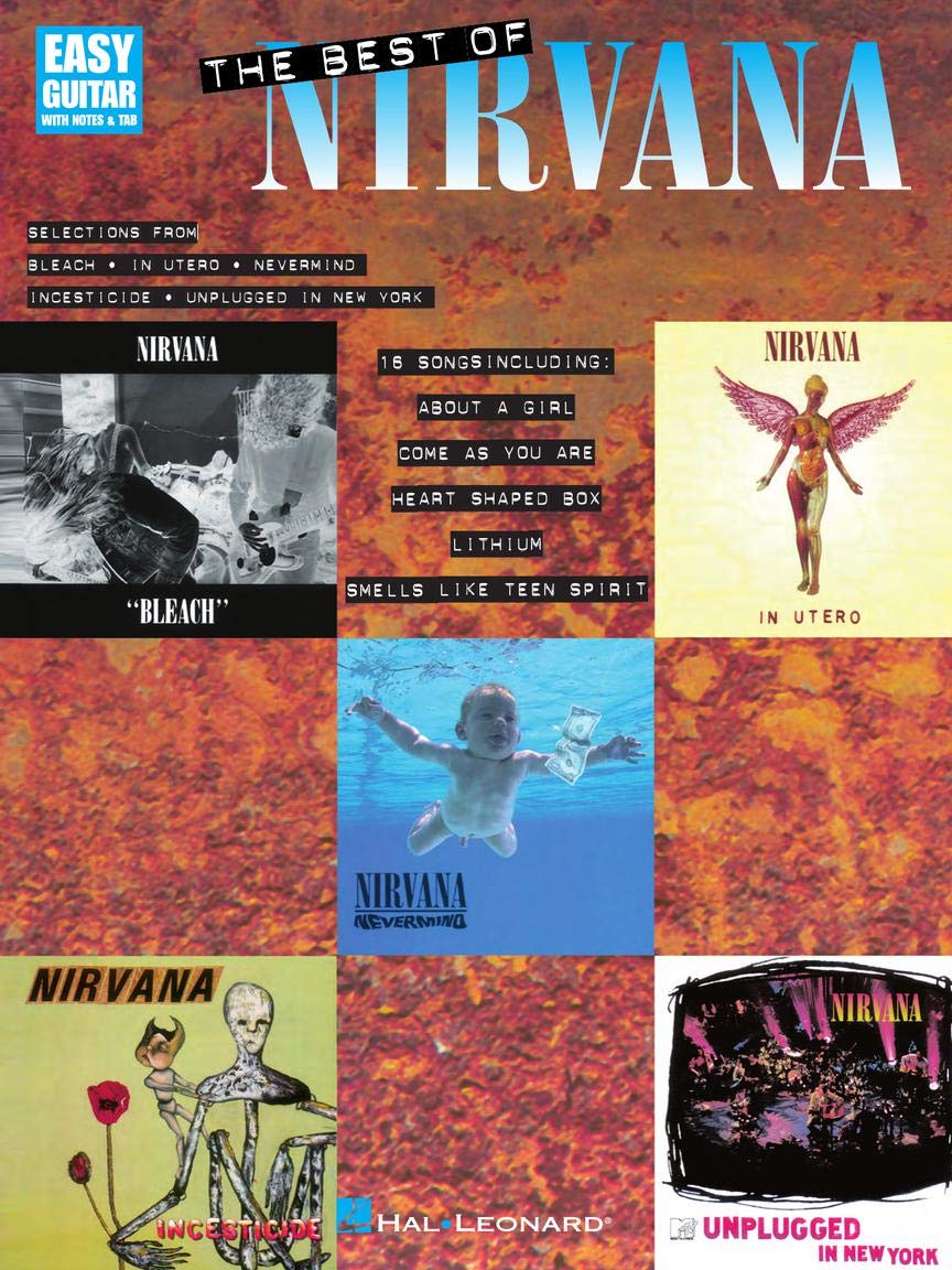Partition : Nirvana Best Of, Easy Guitar 9781903692226
