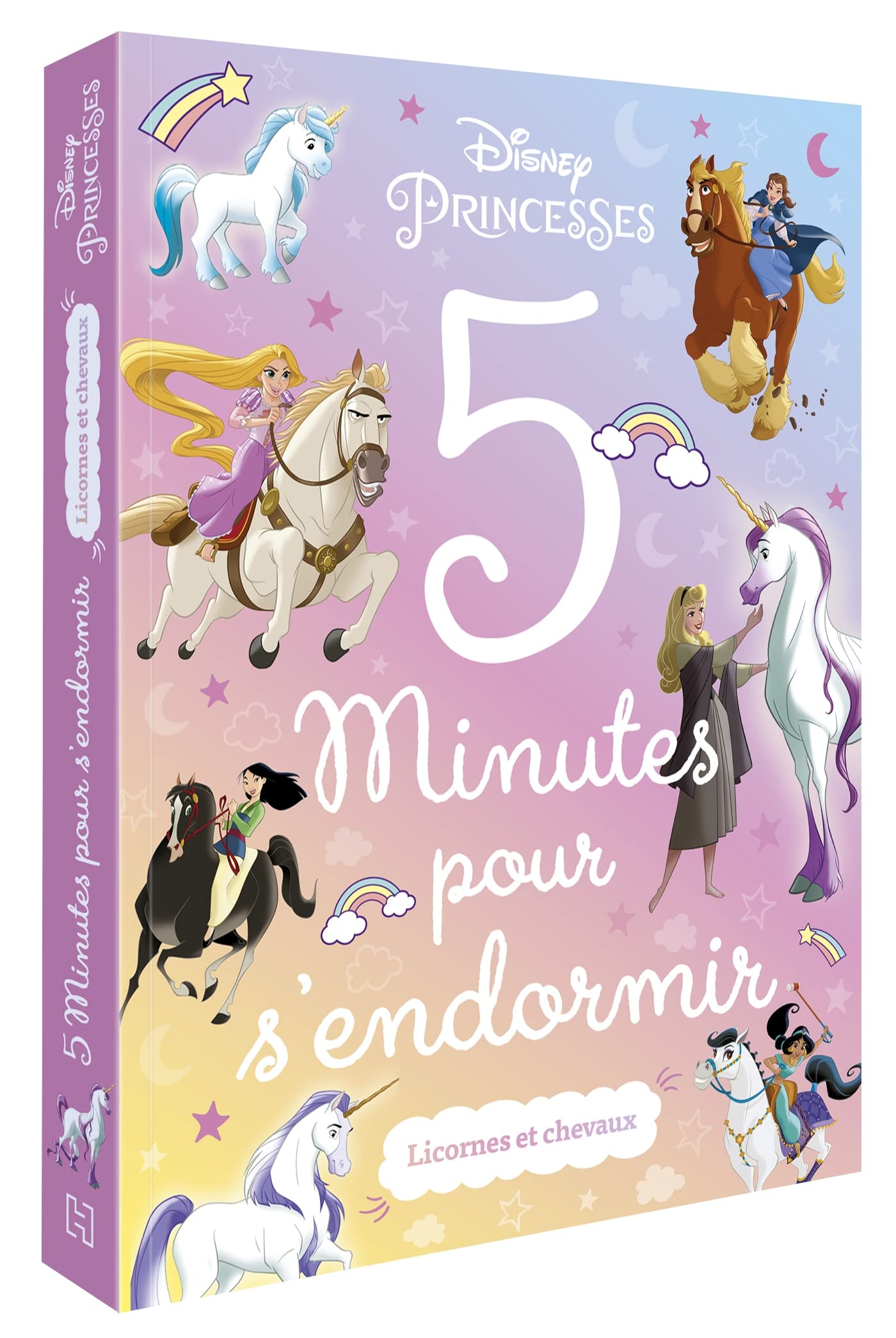 DISNEY PRINCESSES - 5 minutes pour s'endormir - Licornes & Chevaux 9782017187615