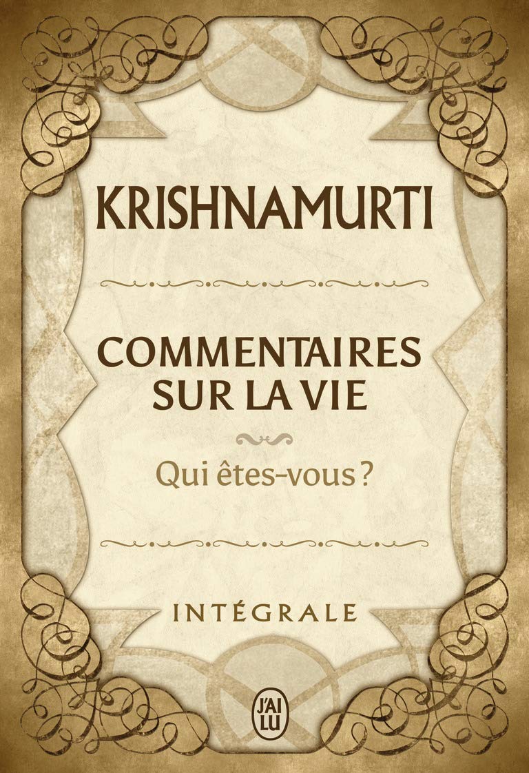 Commentaires sur la vie: Qui êtes-vous ? 9782290114193