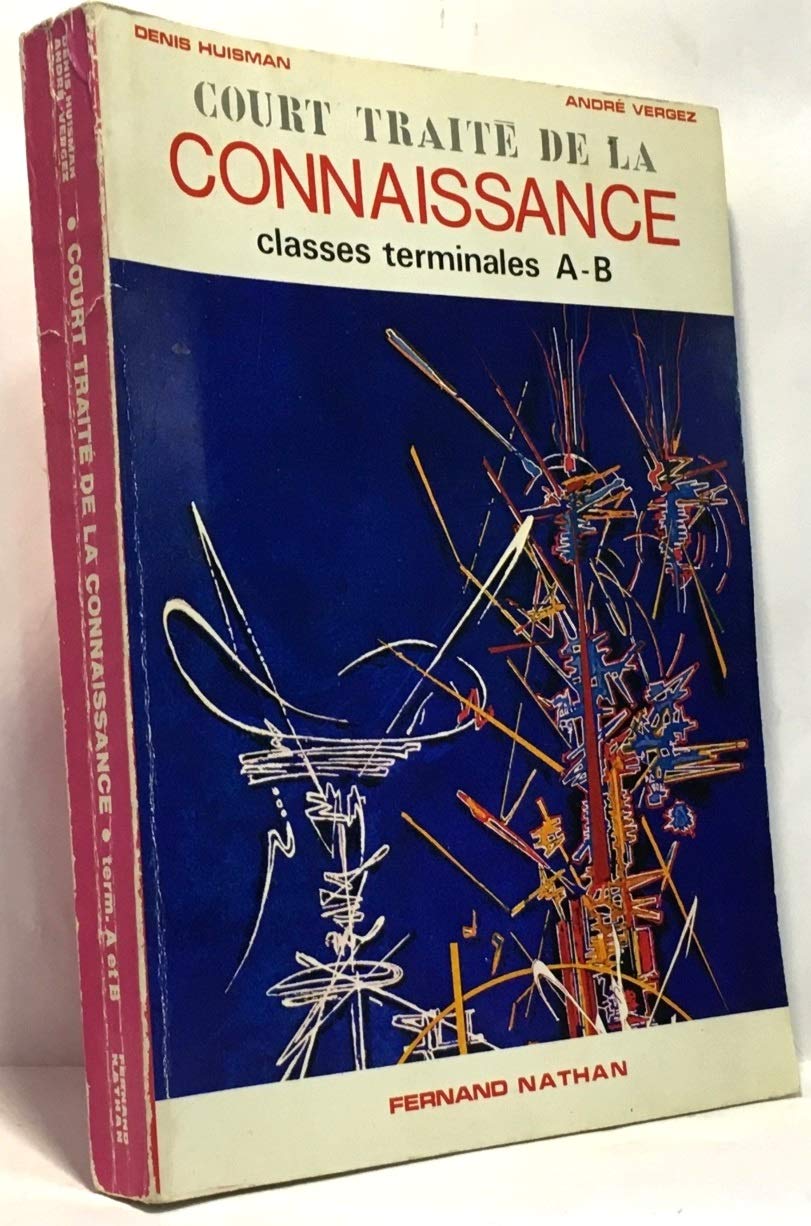 COURT TRAITE DE LA CONNAISSANCE, CLASSES TERMINALES A-B