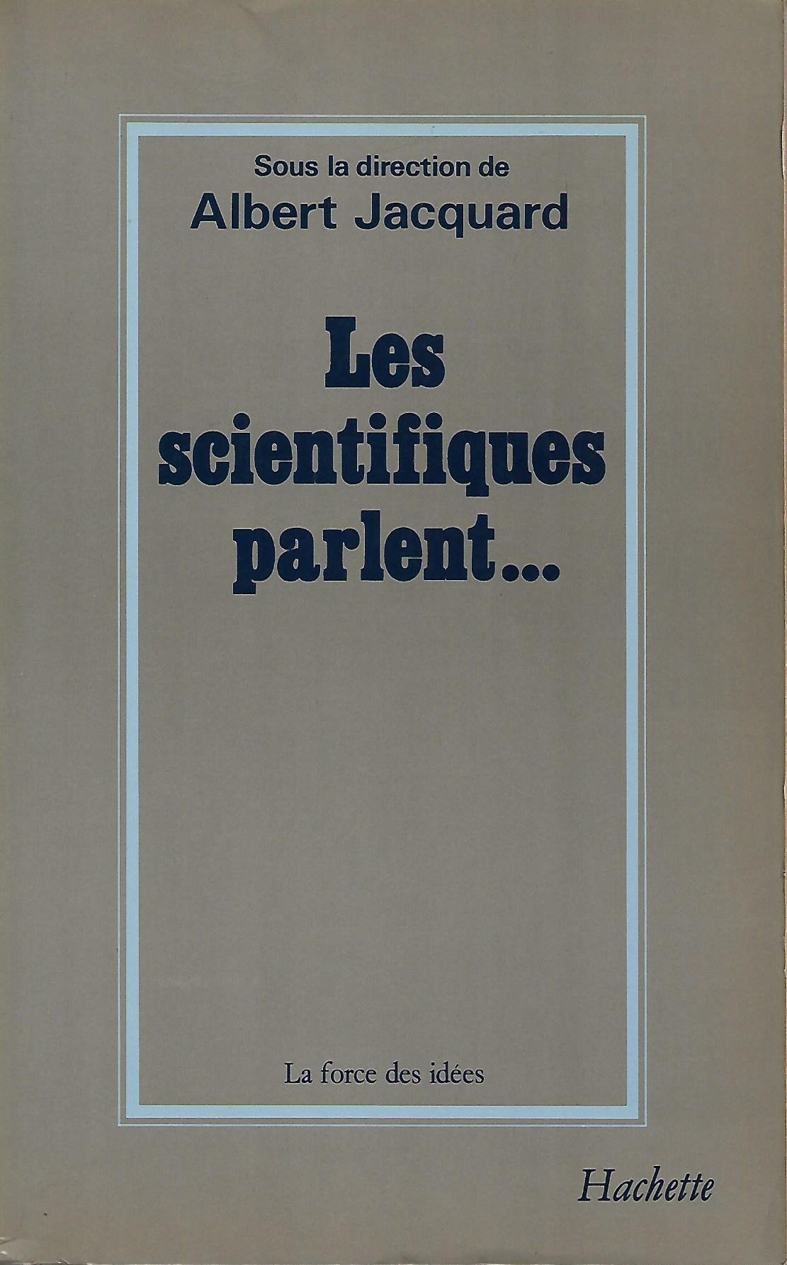 Les Scientifiques parlent 9782010113574