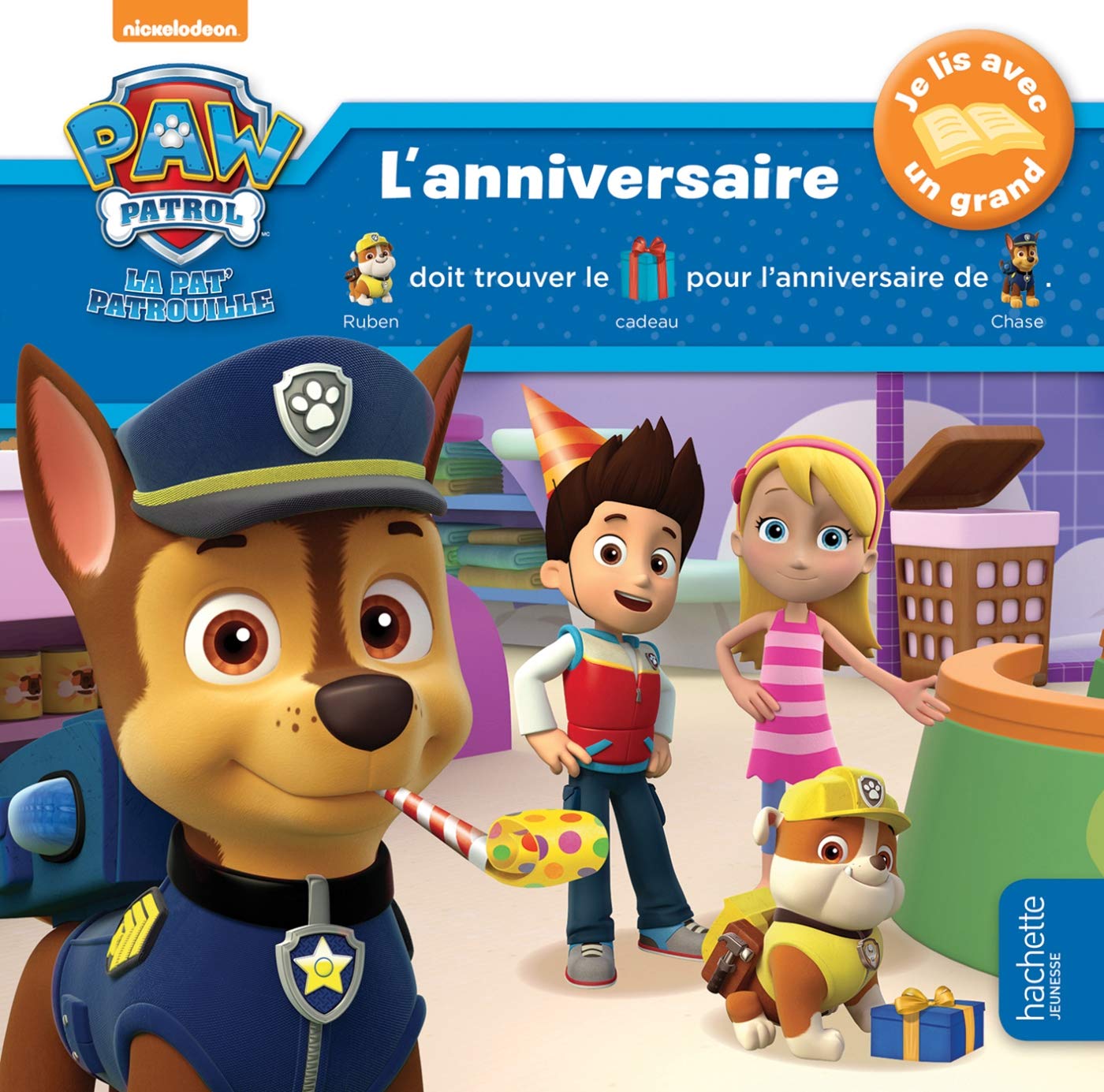 Paw Patrol-La Pat'Patrouille - Je lis avec un grand - L'anniversaire 9782017050438