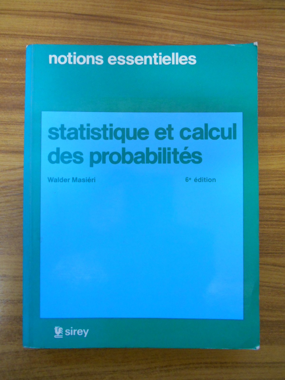 Statistique et calcul des probabilités 9782248021238