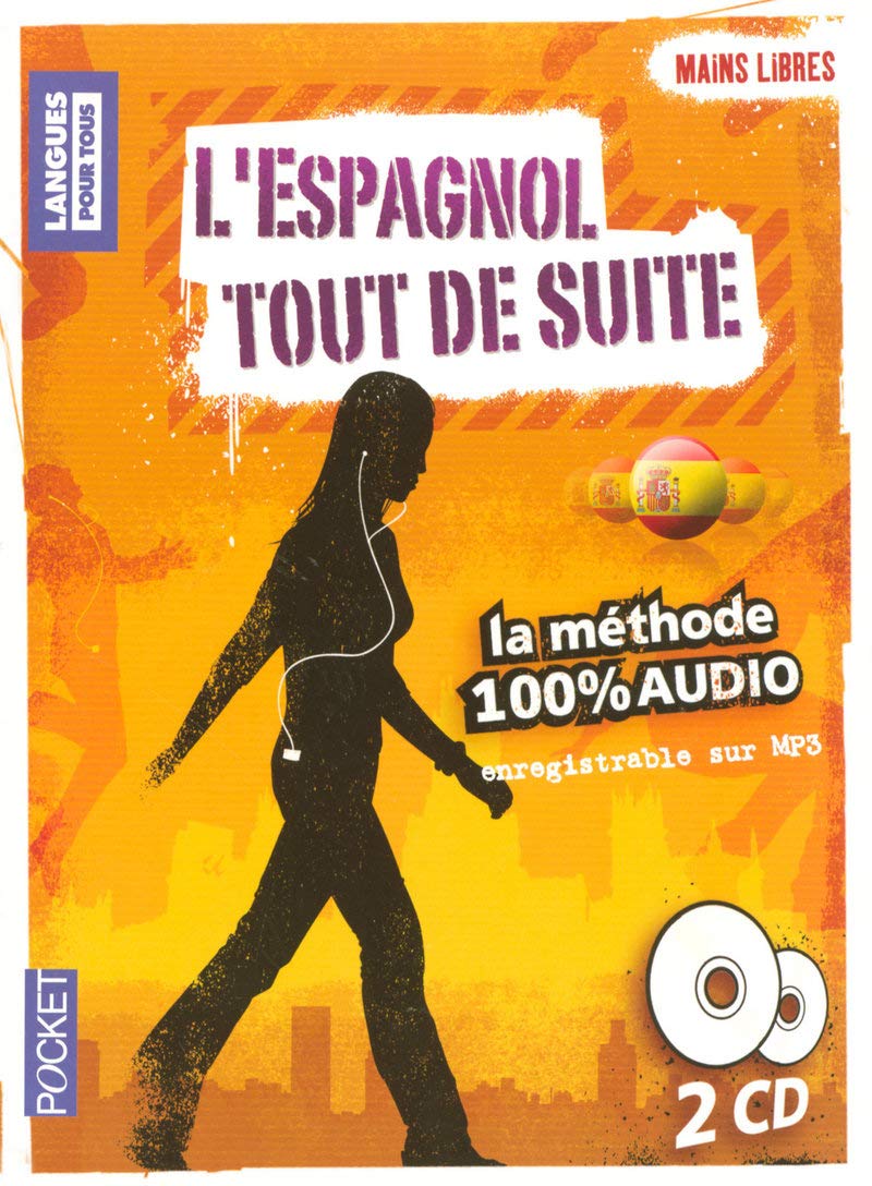 Coffret Mains libres L'espagnol Tout de suite 100% AUDIO (2CD) 9782266169332
