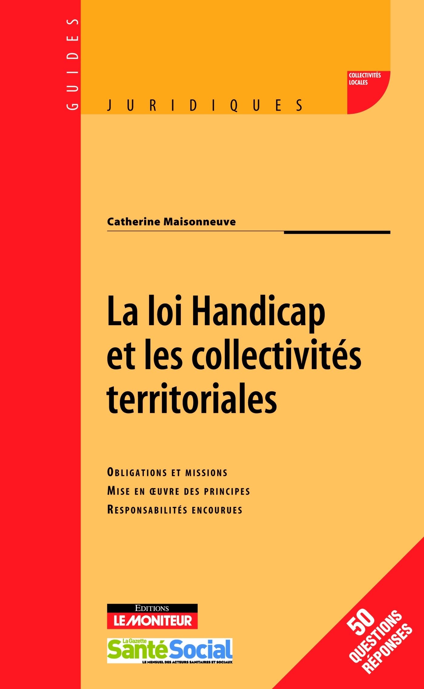 La loi Handicap et les collectivités territoriales 9782281126907
