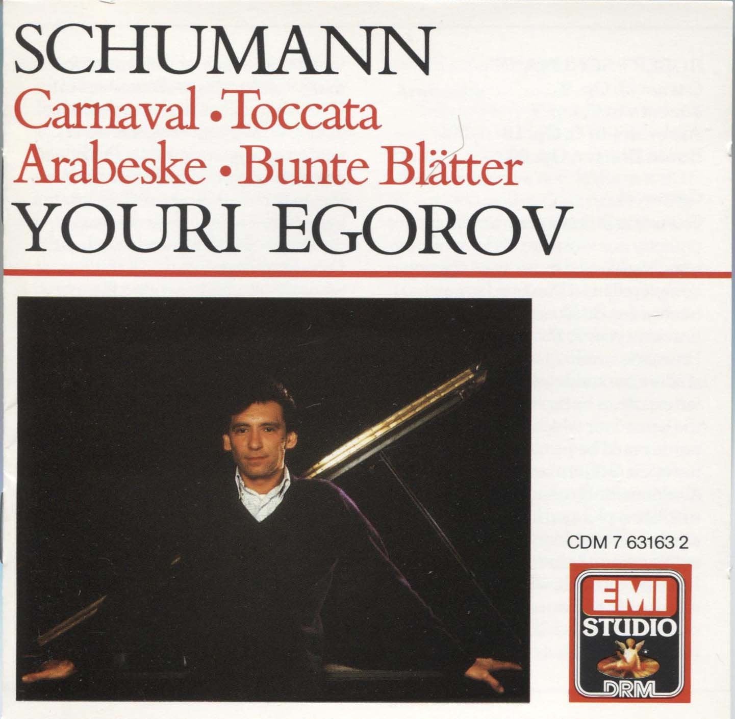 Schumann : Carnaval, Toccata, Arabeske, Bunte Blätter 0077776316321