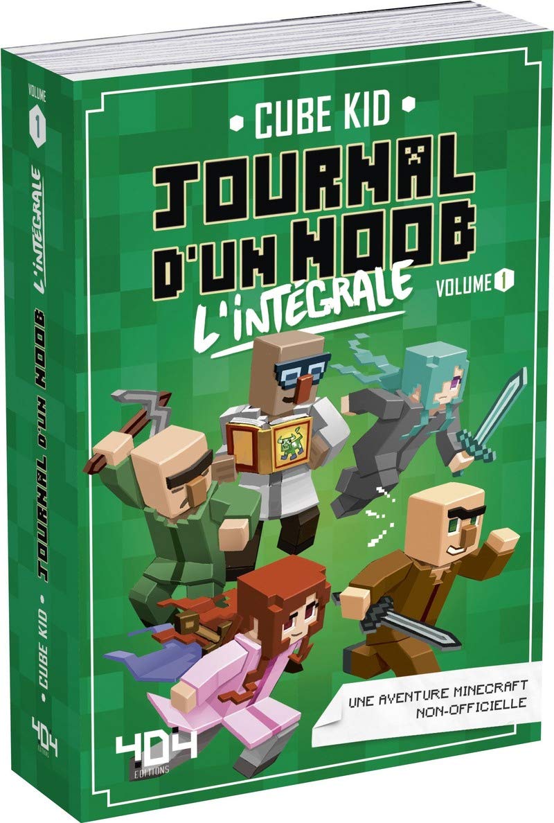 Journal d'un Noob - L'intégrale Volume 1 (Tomes 1, 2 et 3) Minecraft - Roman junior illustré - Dès 8 ans (01) 9791032403242
