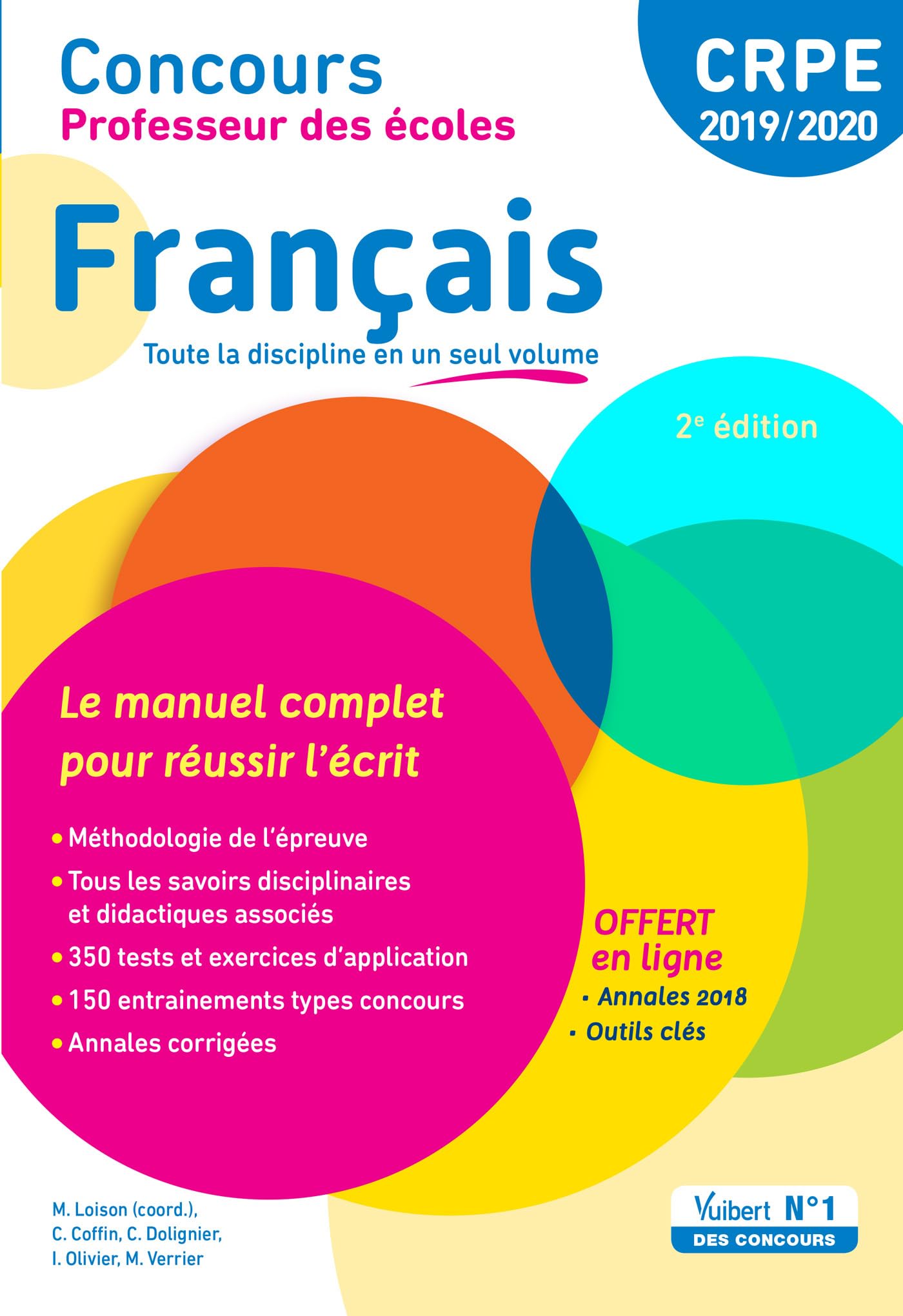 Concours Professeur des écoles - Français - Le manuel complet pour réussir l'écrit: CRPE 2019-2020 9782311204834