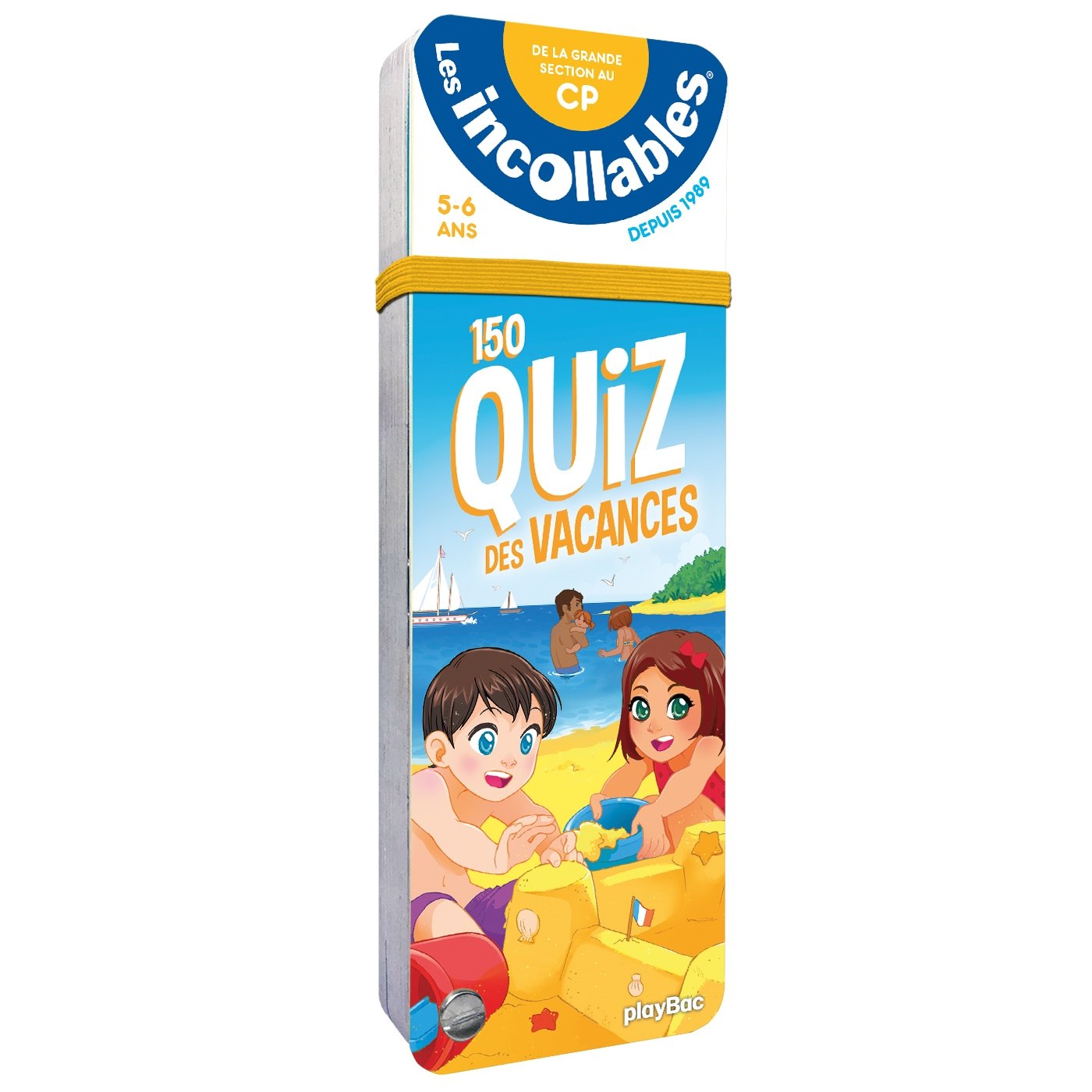 Les incollables - 150 quiz des vacances - De la grande section au CP- Cahier de vacances 9782809661545