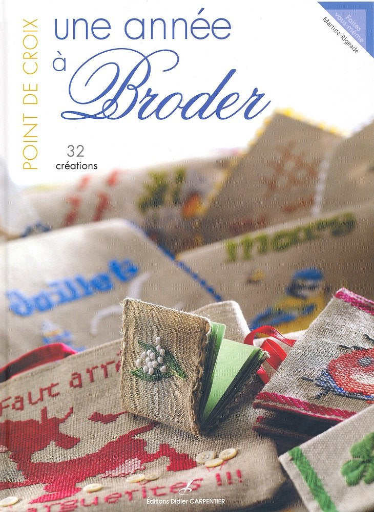 Une année à Broder: Point de croix 9782841675142