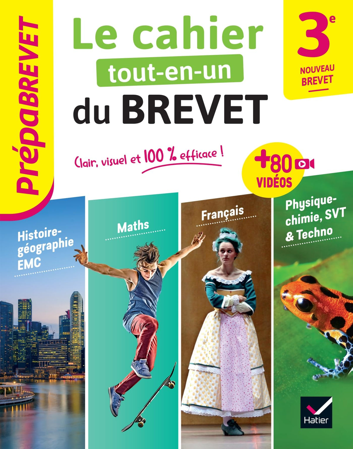 Prépabrevet - Le Cahier Tout-en-un du Brevet - Brevet 2027: toutes les matières, avec 60 vidéos de révision 9782401105928