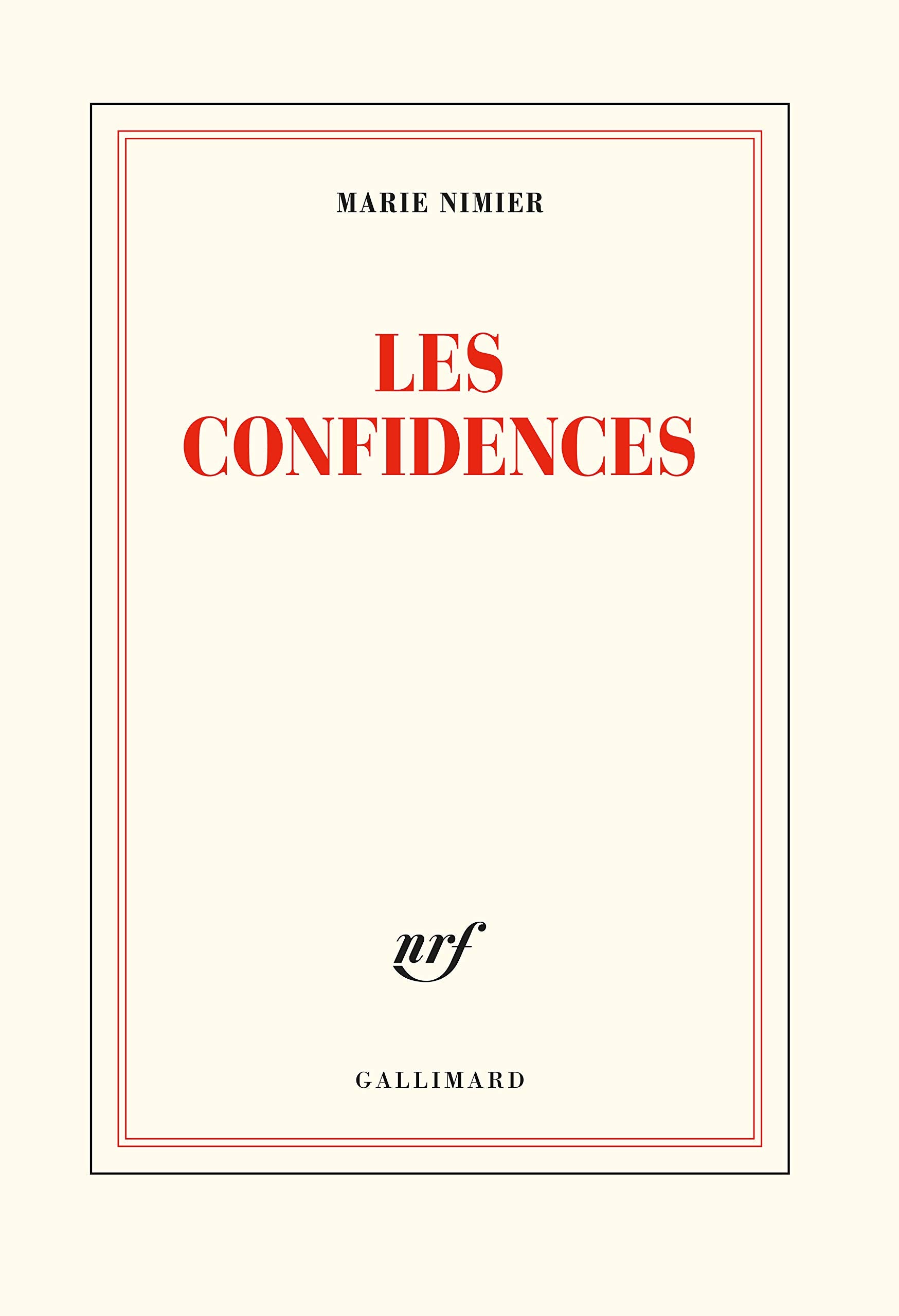 Les confidences 9782072843136