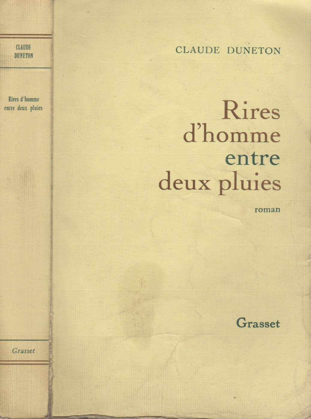 Rires d'homme entre deux pluies 9782246405115