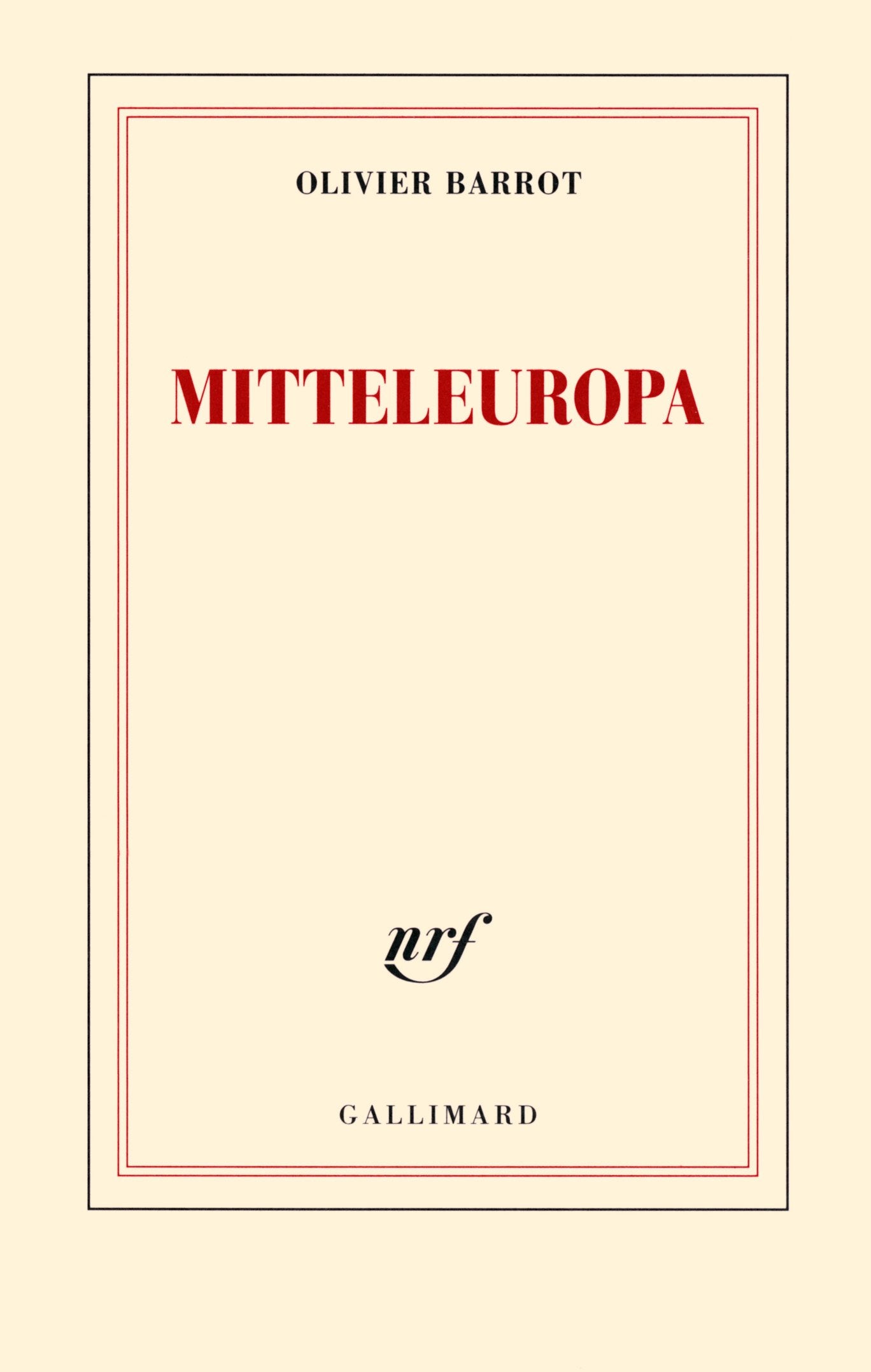 Mitteleuropa 9782070141944