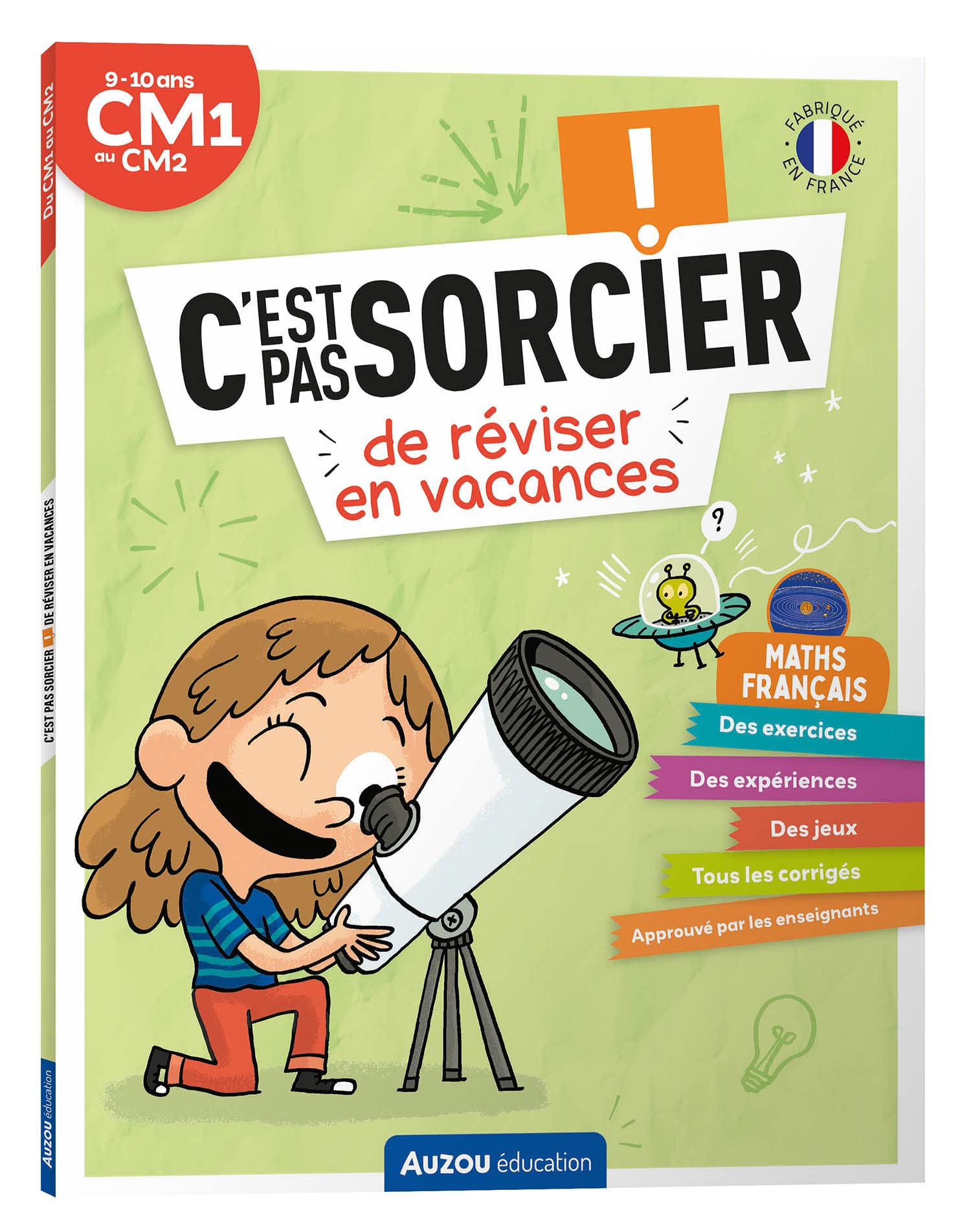 C'EST PAS SORCIER DE RÉVISER EN VACANCES - DU CM1 AU CM2 - CAHIER DE VACANCES 2025 9791039526678