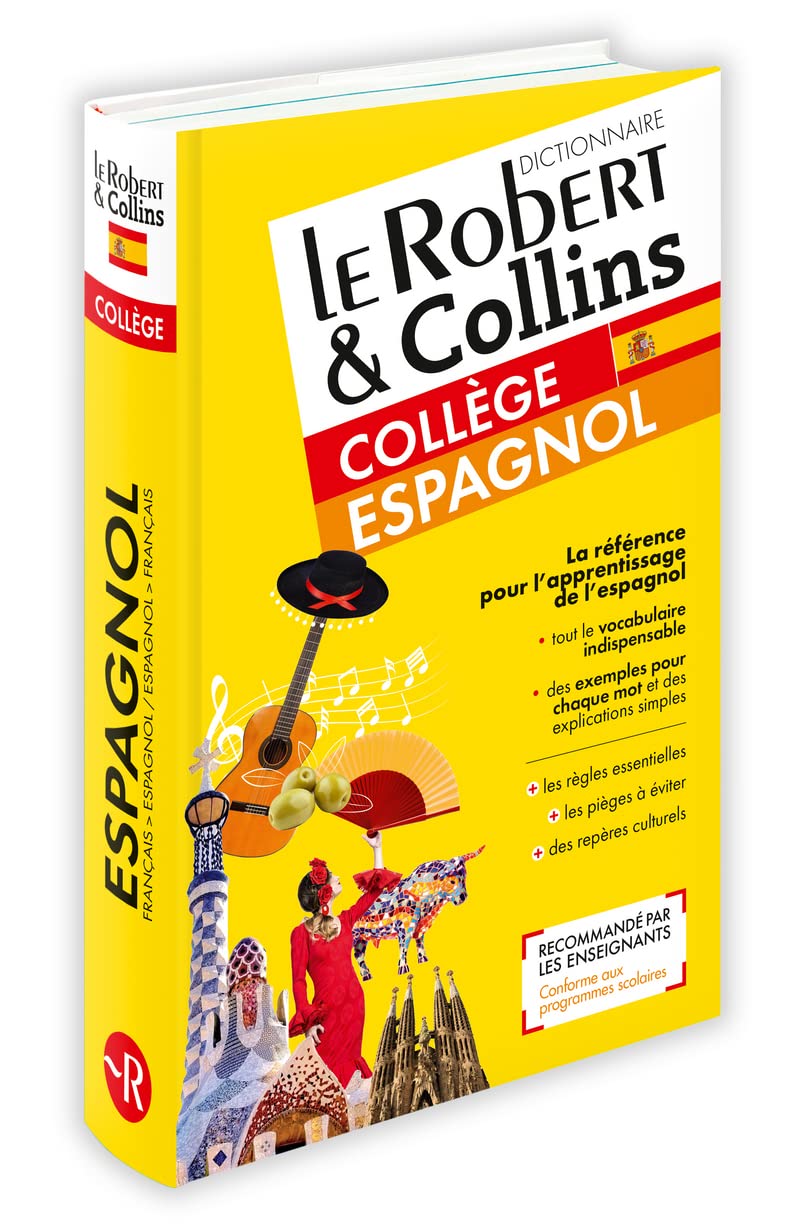 Dictionnaire Le Robert & Collins collège espagnol: Relié 9782321008859