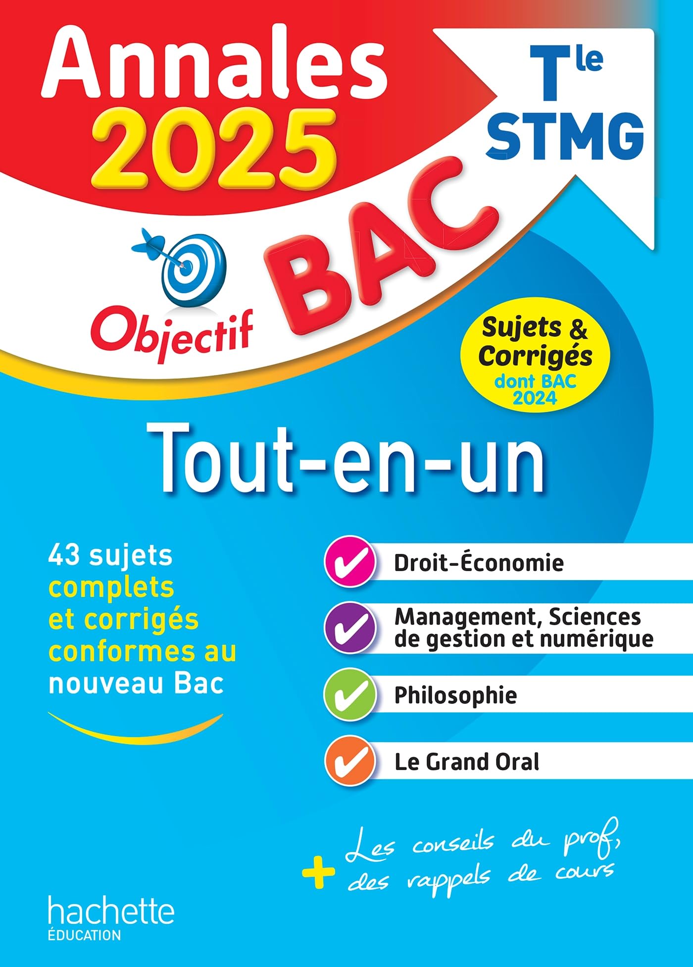 Annales Objectif BAC 2025 - Bac STMG Tout-en-un 9782017268963