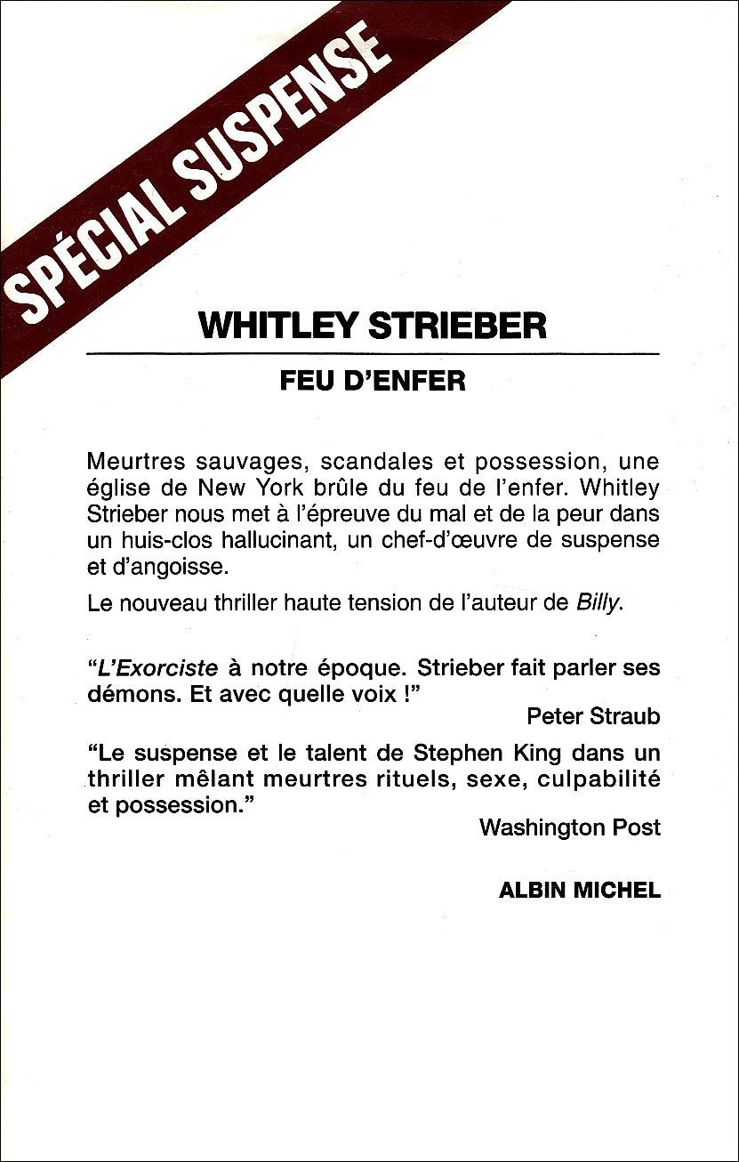 Feu d'enfer 9782226064585