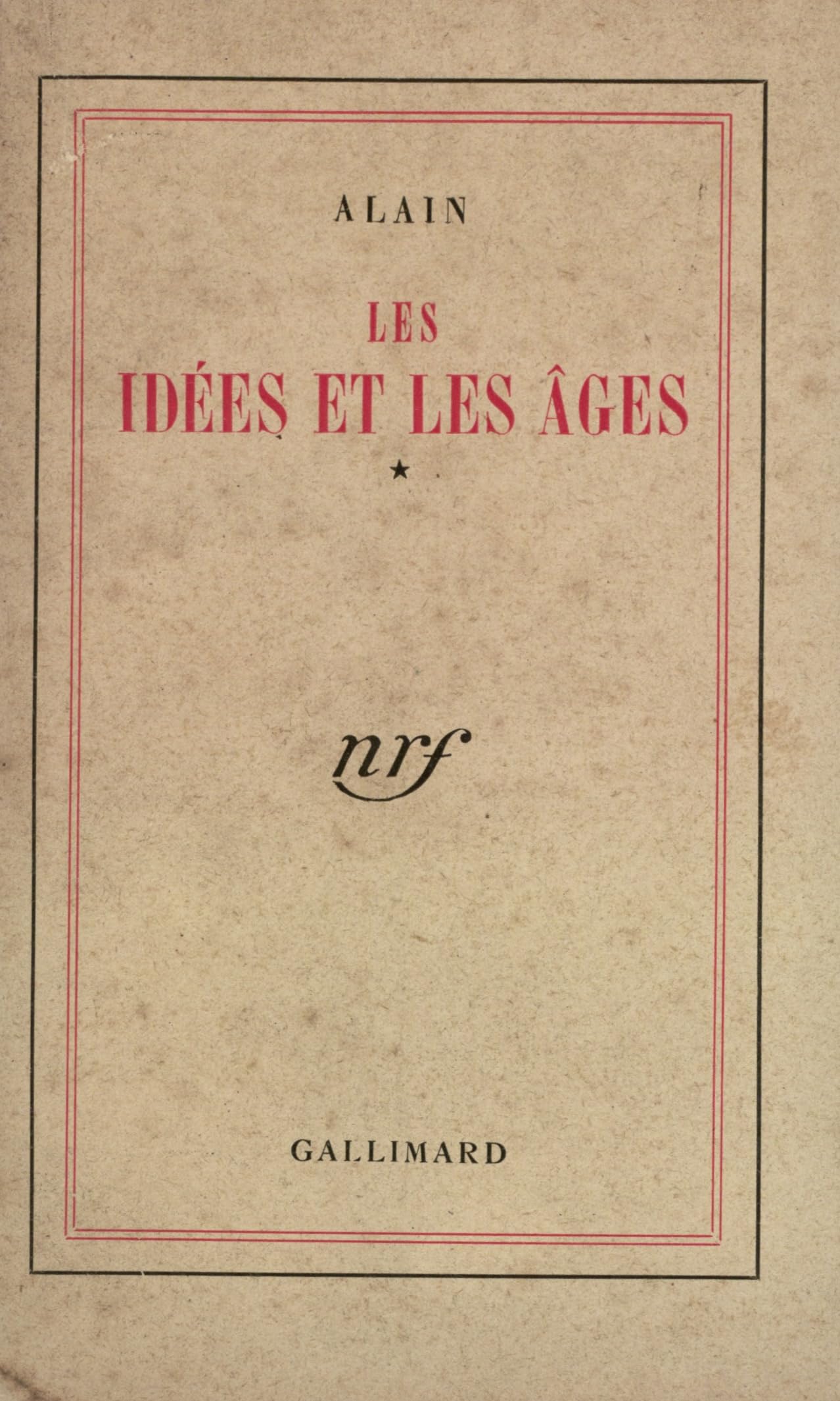 LES IDEES ET LES AGES 9782070200474