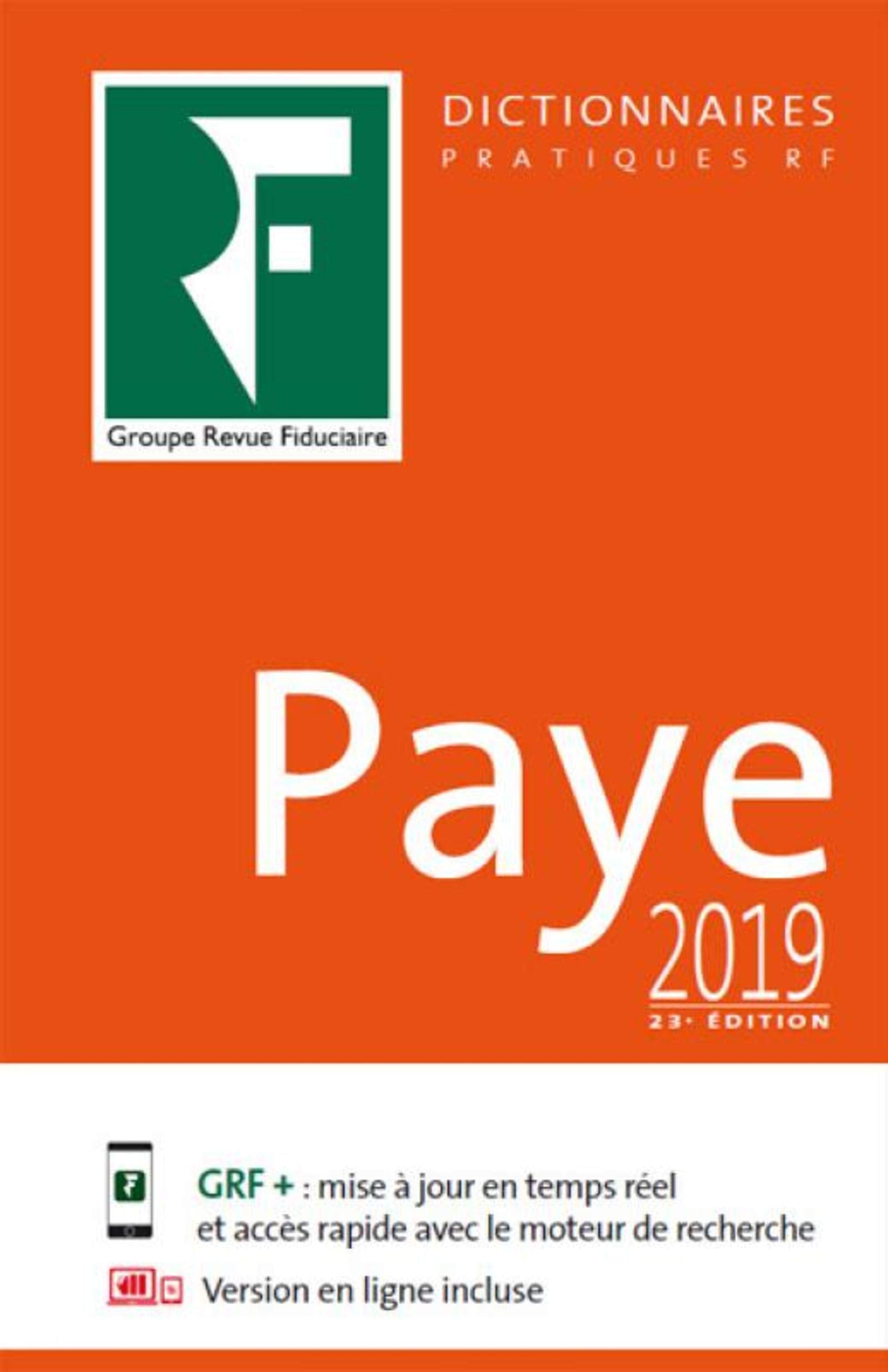 Dictionnaire paye 2019 9782757906316