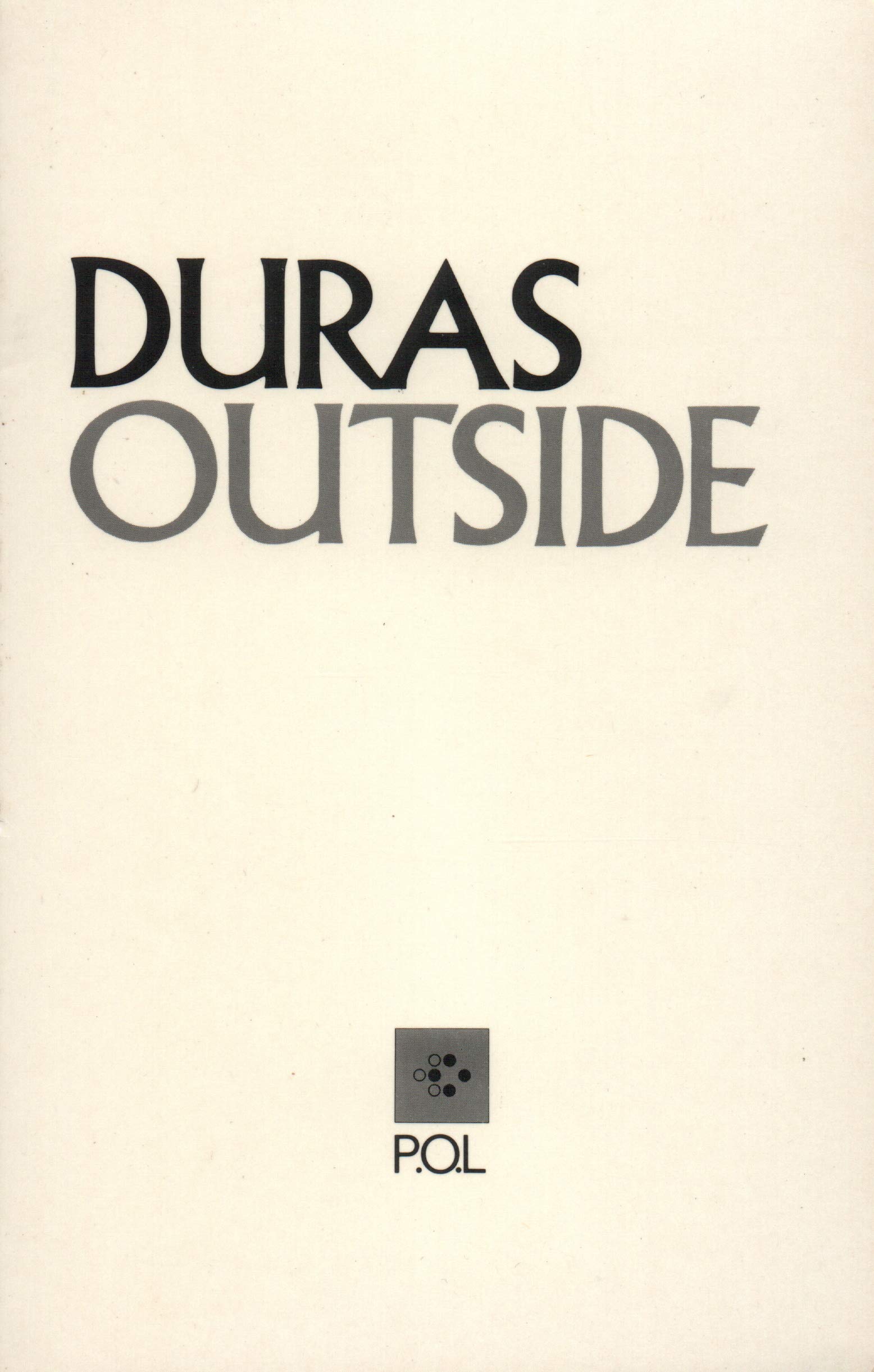 Outside, tome 1 : Papiers d'un jour 9782867440335