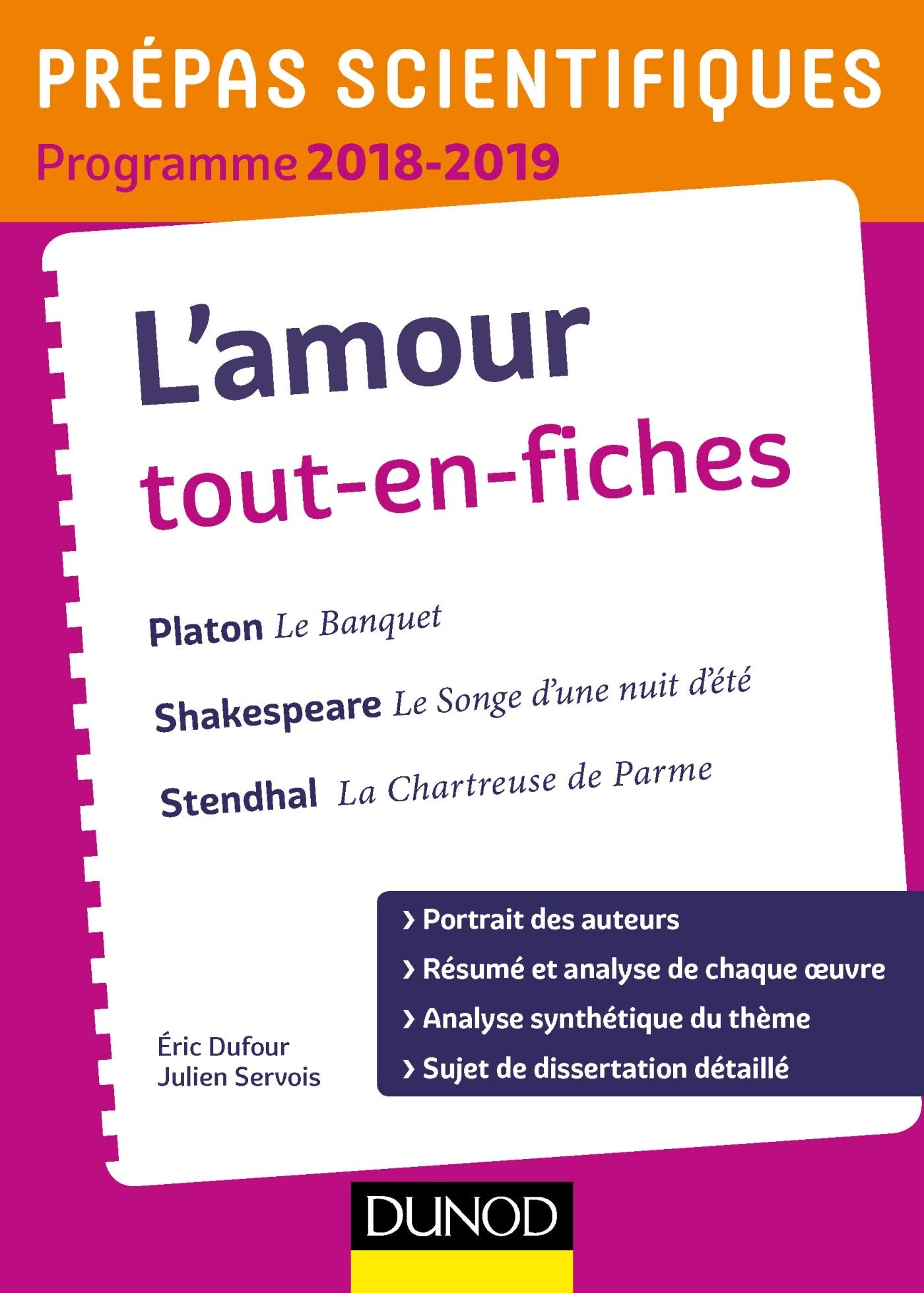 L'amour Tout-en-fiches - Prépas scientifiques 2018-2019 (2018-2019) 9782100778805