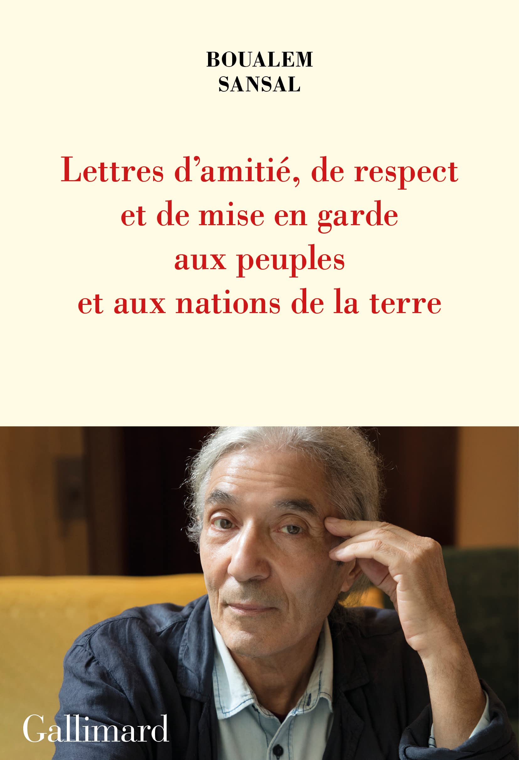 Lettre d'amitié, de respect et de mise en garde aux peuples et aux nations de la terre 9782072958212