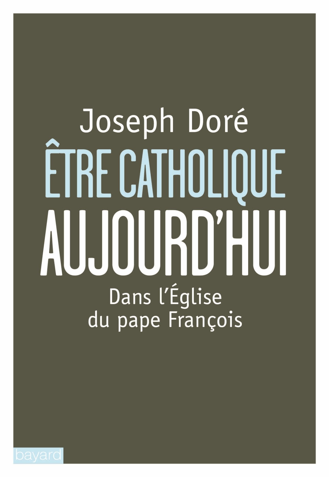 Etre catholique aujourd'hui: Dans l'Eglise du pape François 9782227487611