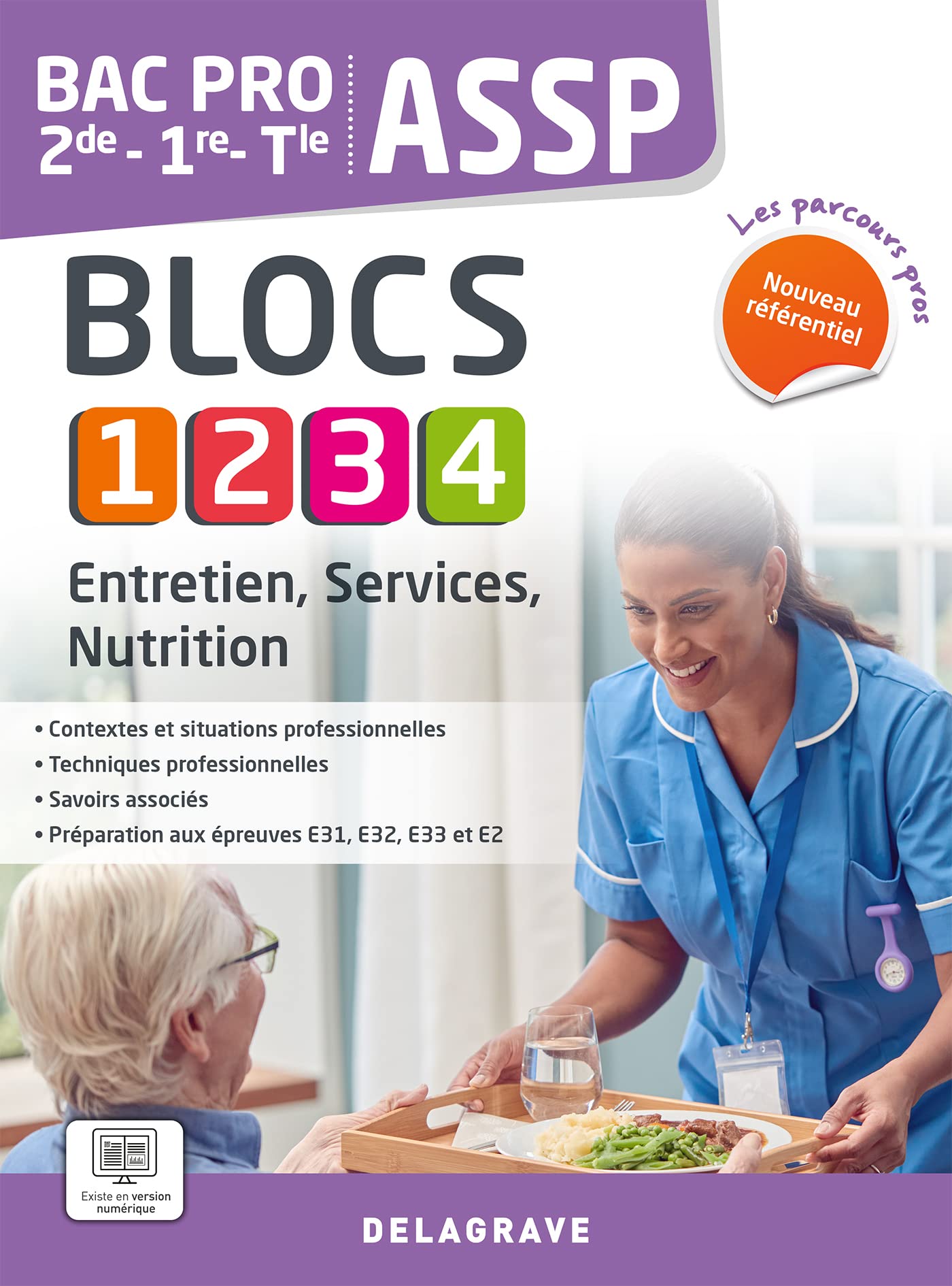 Les Parcours Pros - ASSP - Entretien, services, nutrition - 2de, 1re, Tle Bac Pro ASSP (2023) - Pochette élève 9782206109664