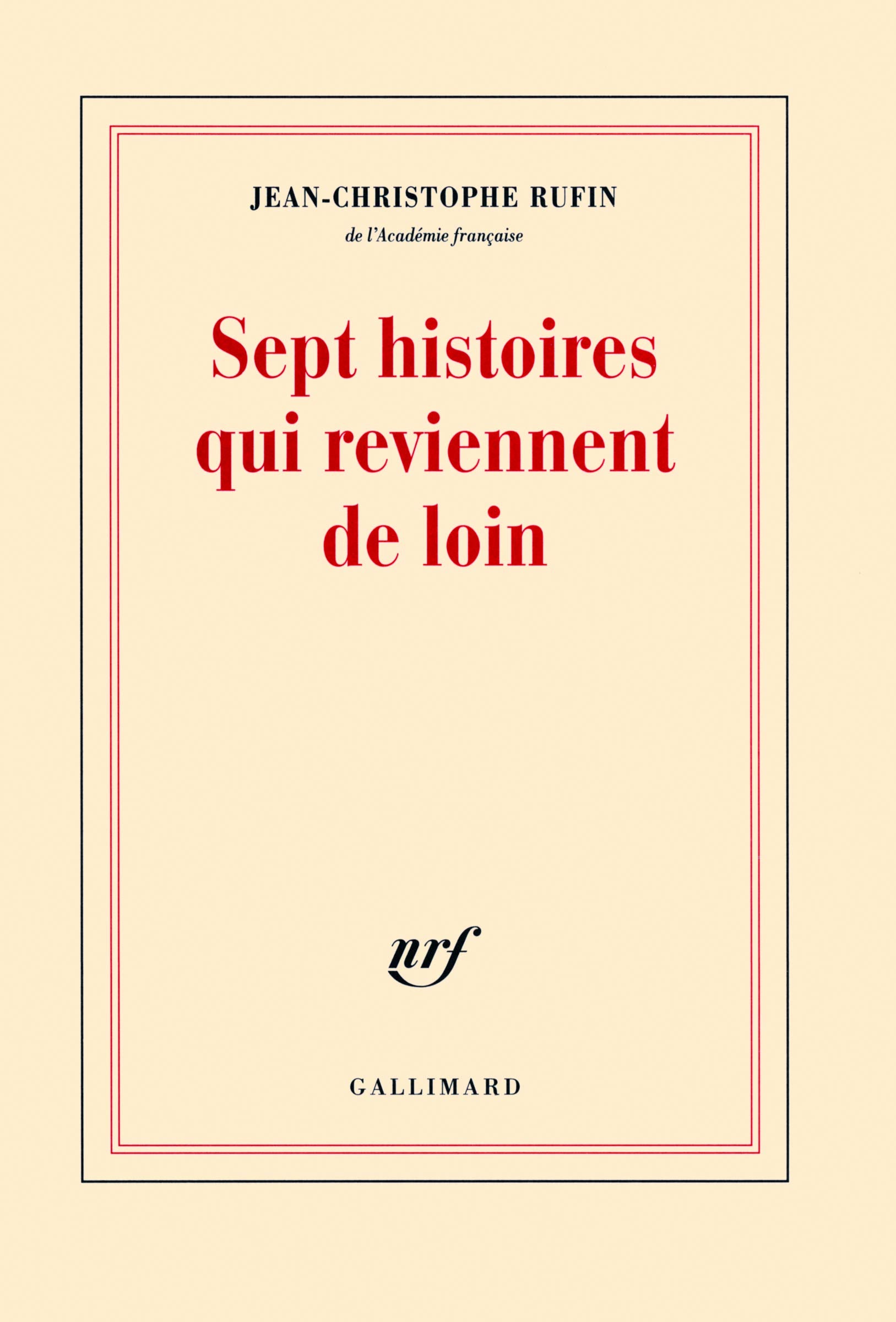 Sept histoires qui reviennent de loin 9782070134120
