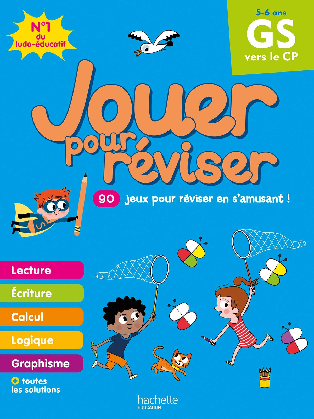 Jouer pour réviser - De la Grande Section au CP - Cahier de vacances 2024 9782017118237
