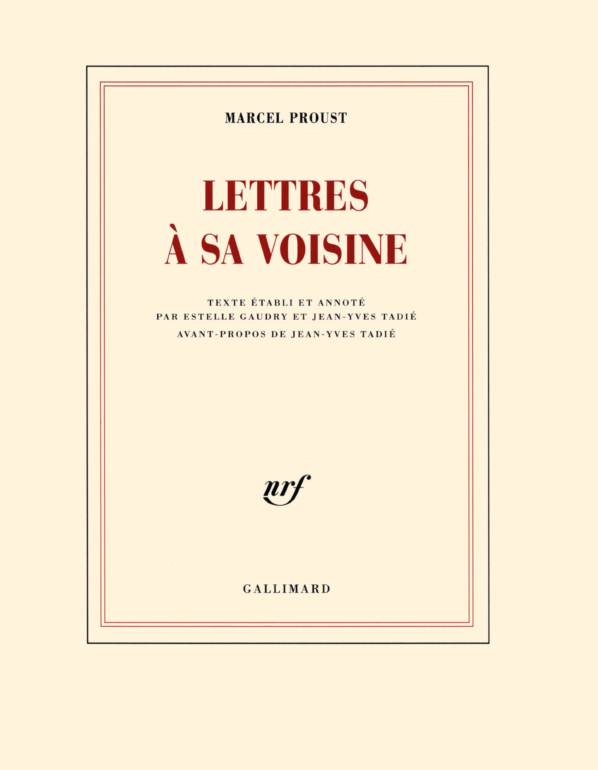 Lettres à sa voisine 9782070142248