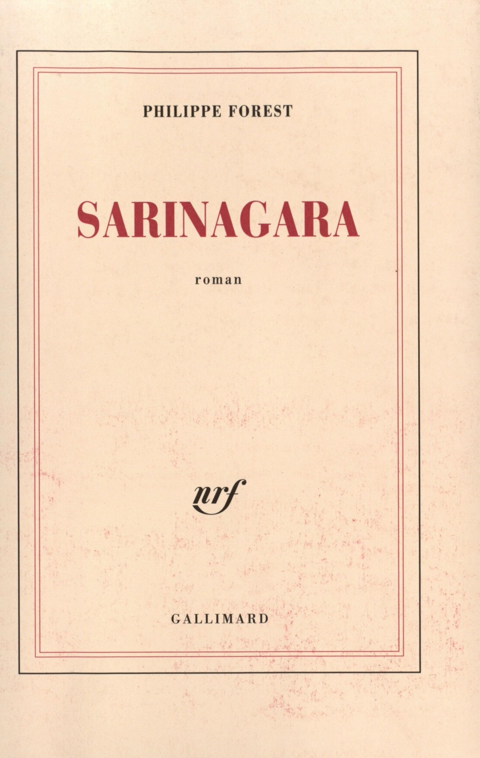 Sarinagara 9782070771974