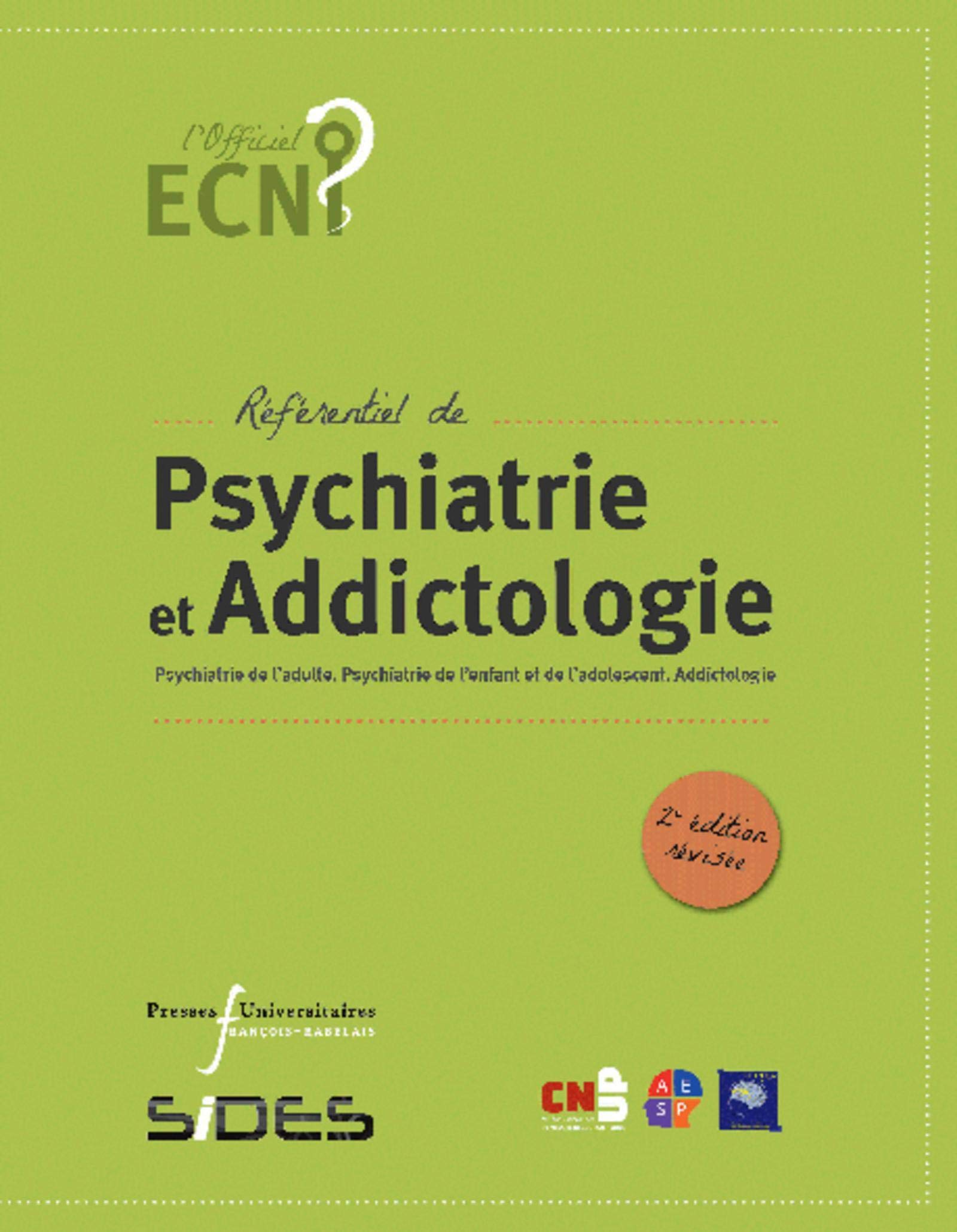 ECN REFERENTIEL DE PSYCHIATRIE ET ADDICTOLOGIE 9782869064195