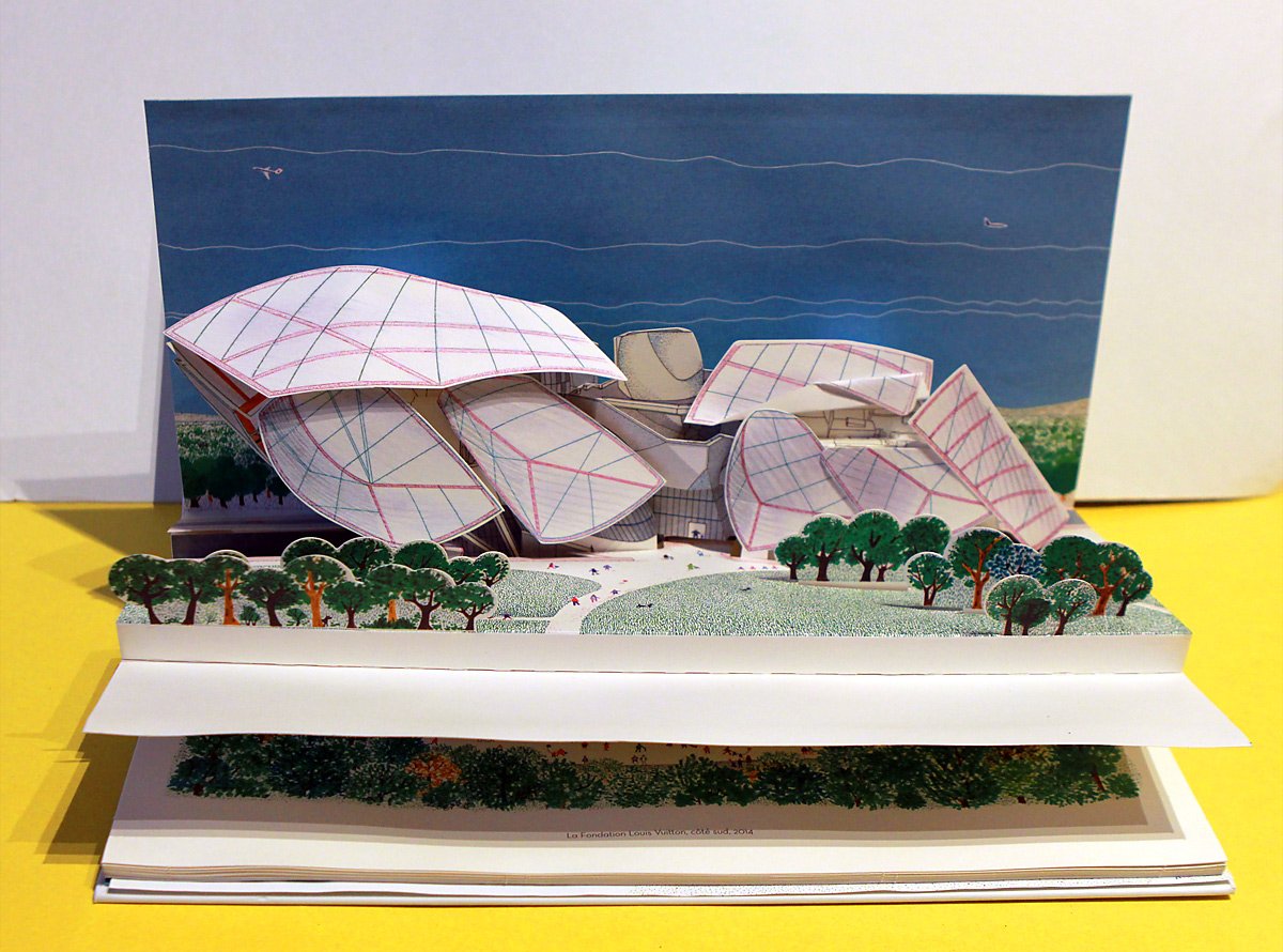 Le vaisseau de verre de Frank Gehry: Un chef-d'oeuvre d'architecture en pop-up et en dessins 9782330034955