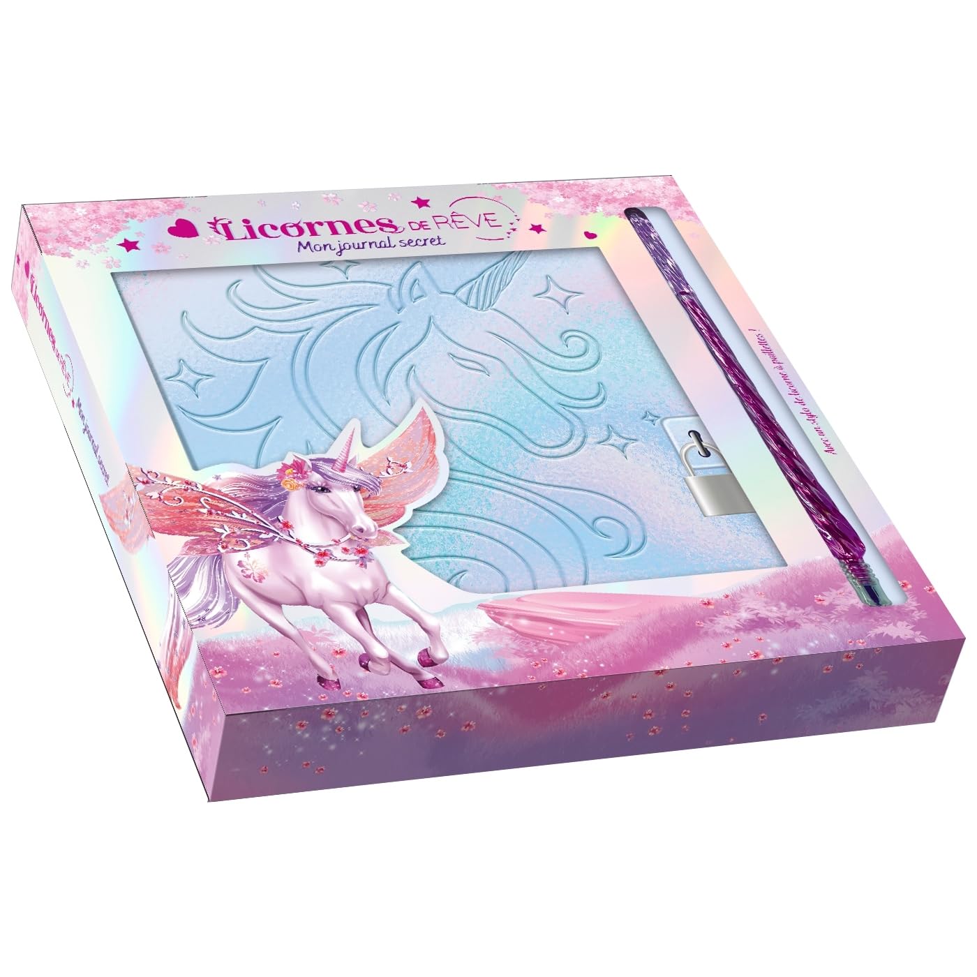 Licornes de rêve - Mon journal secret avec stylo licorne 9782809694208