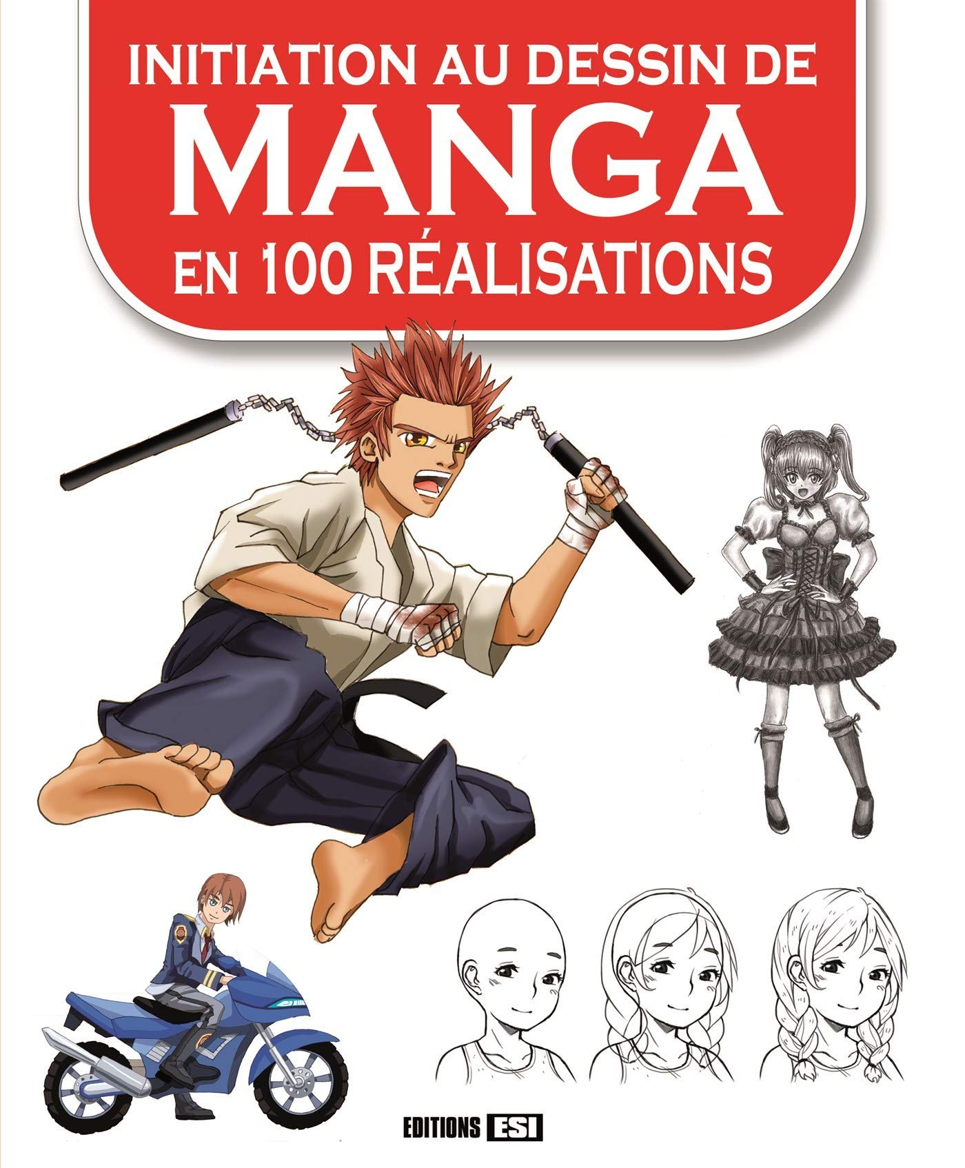 initiation au dessin de manga en 100 realisations (0) 9782822605298