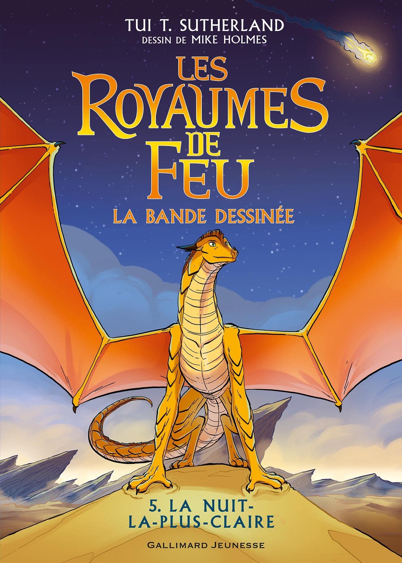 LES ROYAUMES DE FEU EN BANDE DESSINEE - 5 LA NUIT LA PLUS CL 9782075165808