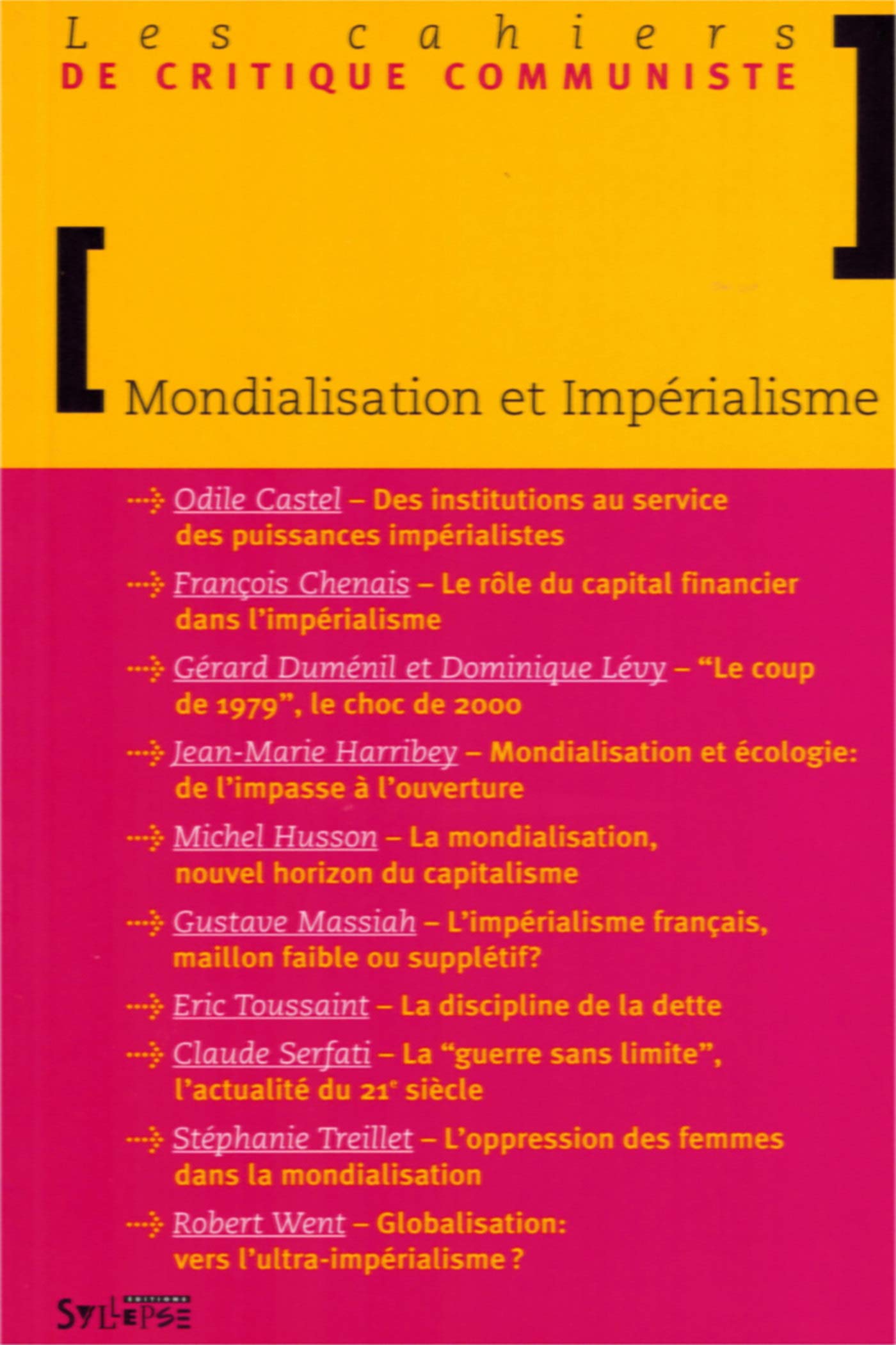 MONDIALISATION ET IMPERIALISME (0) 9782847970401