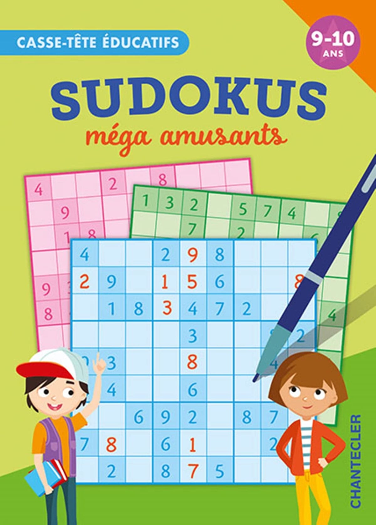 Sudokus méga amusants (9-10 a.): casse-tête éducatifs 9782803462421