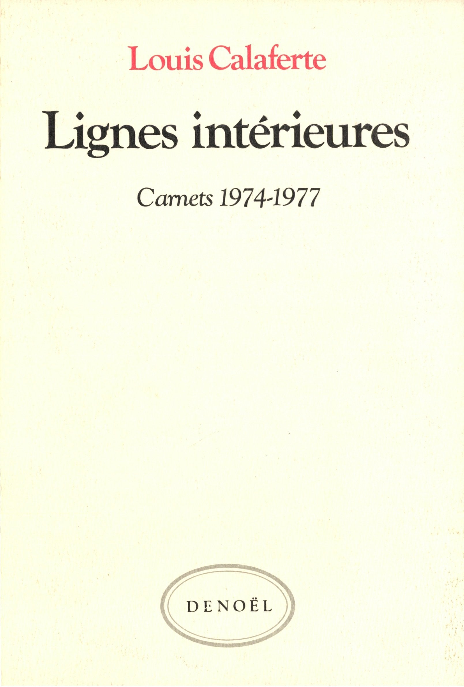 Lignes intérieures 9782207231234