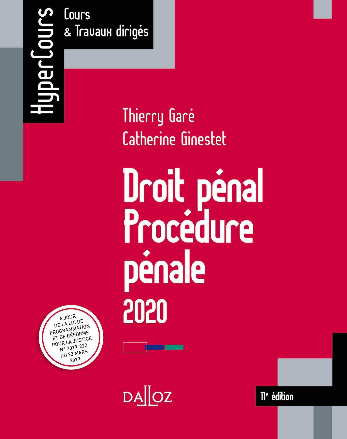 Droit pénal Procédure pénale 9782247188796