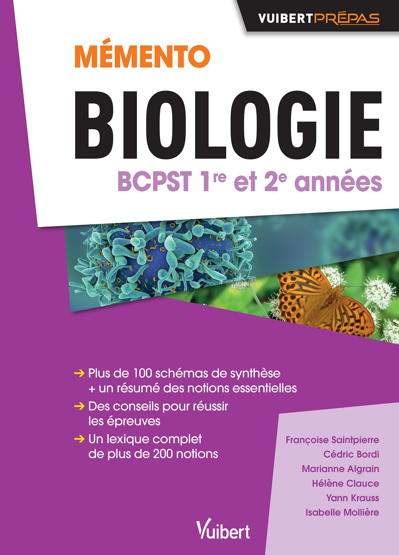 Memento de Biologie BCPST 1re et 2e années: Notions-clés - Schémas de synthèse 9782311404081