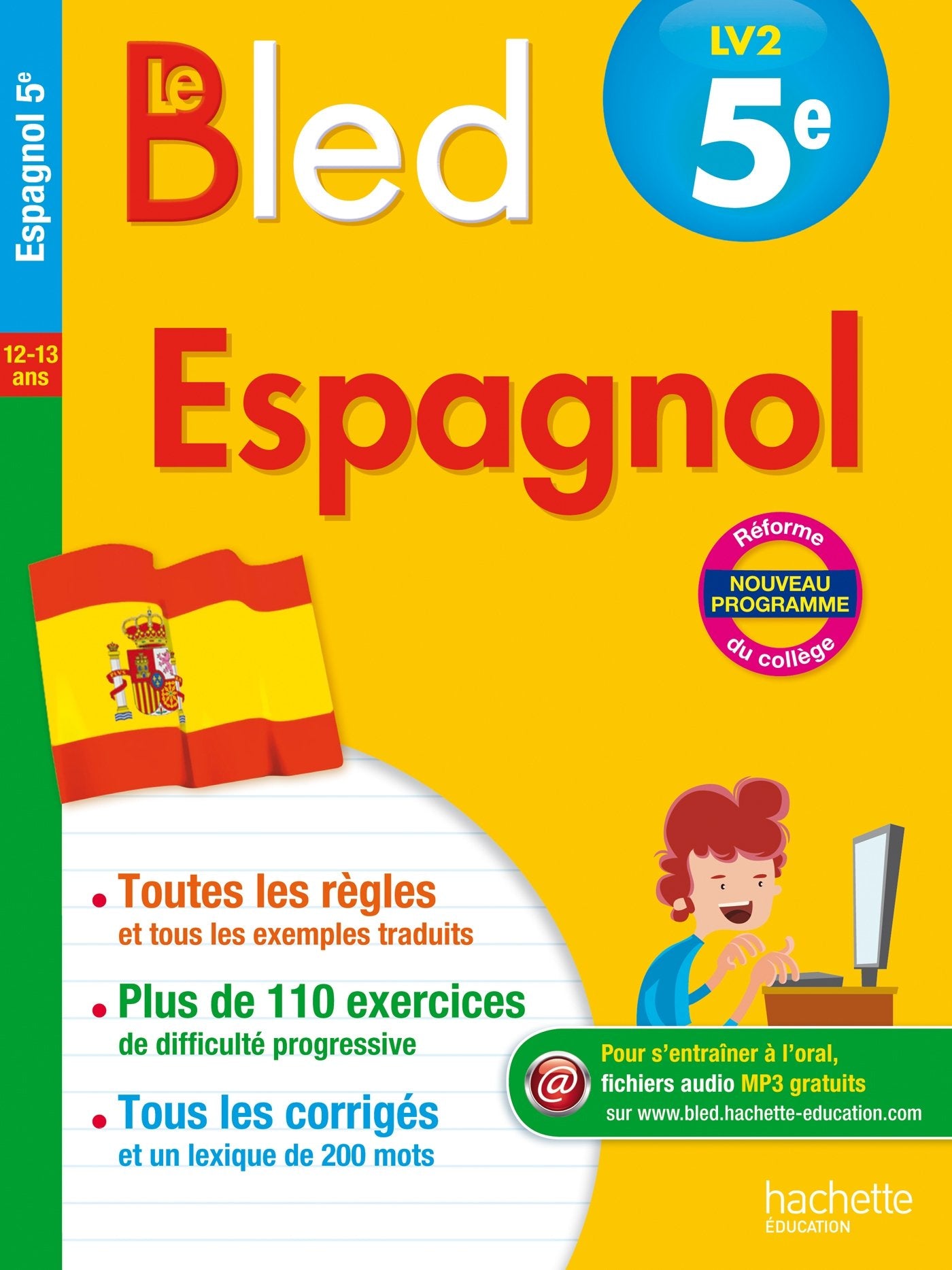 Cahier Bled - Espagnol 5e 9782012903395