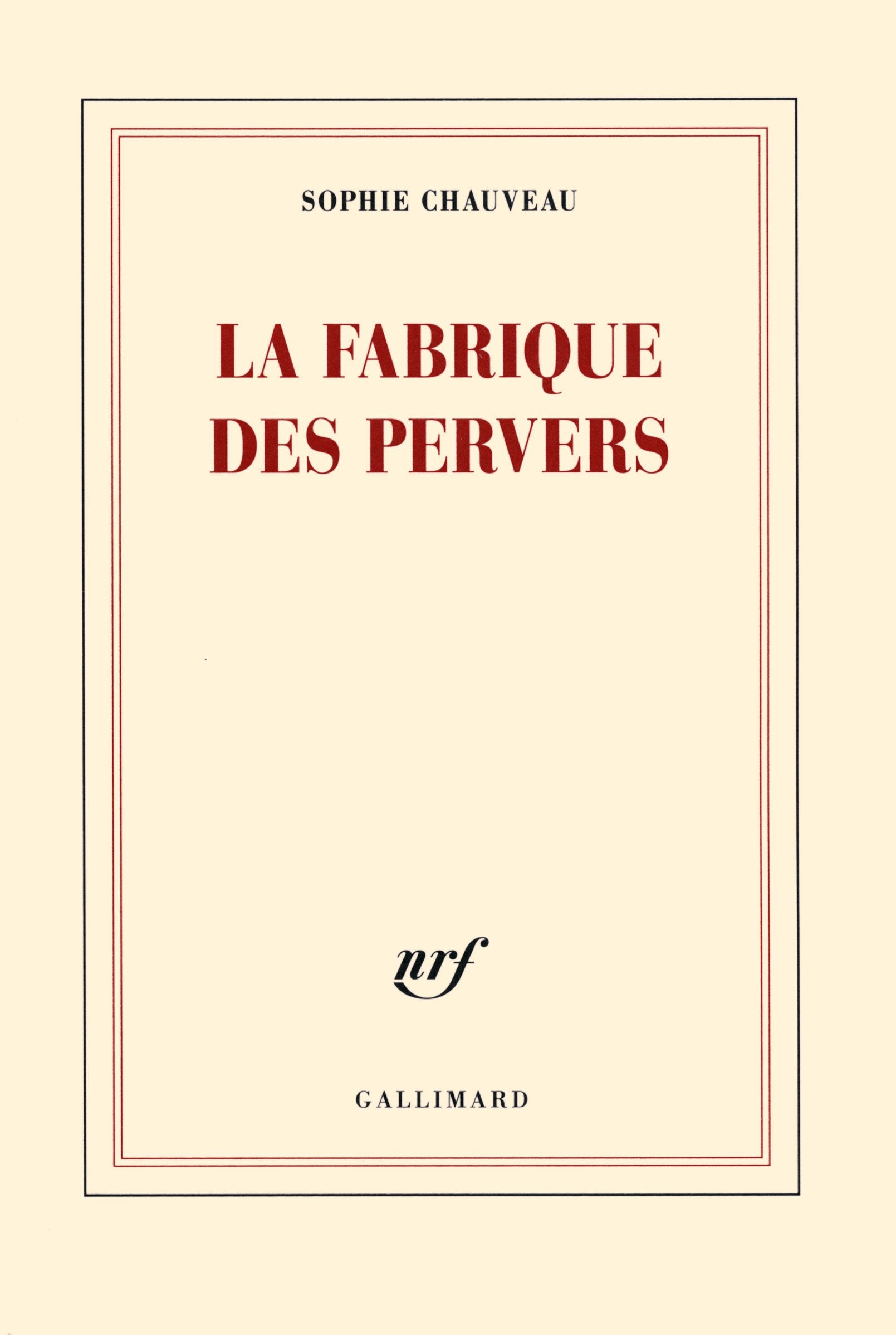 La fabrique des pervers 9782070179862