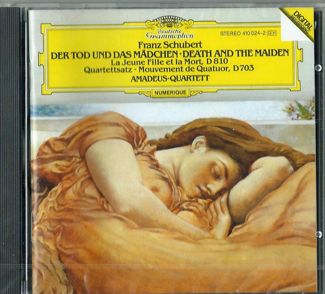 Schubert : Quatuor à cordes, D810 "La Jeune Fille et la Mort" ~ Quartettsatz, D703 0028941002426