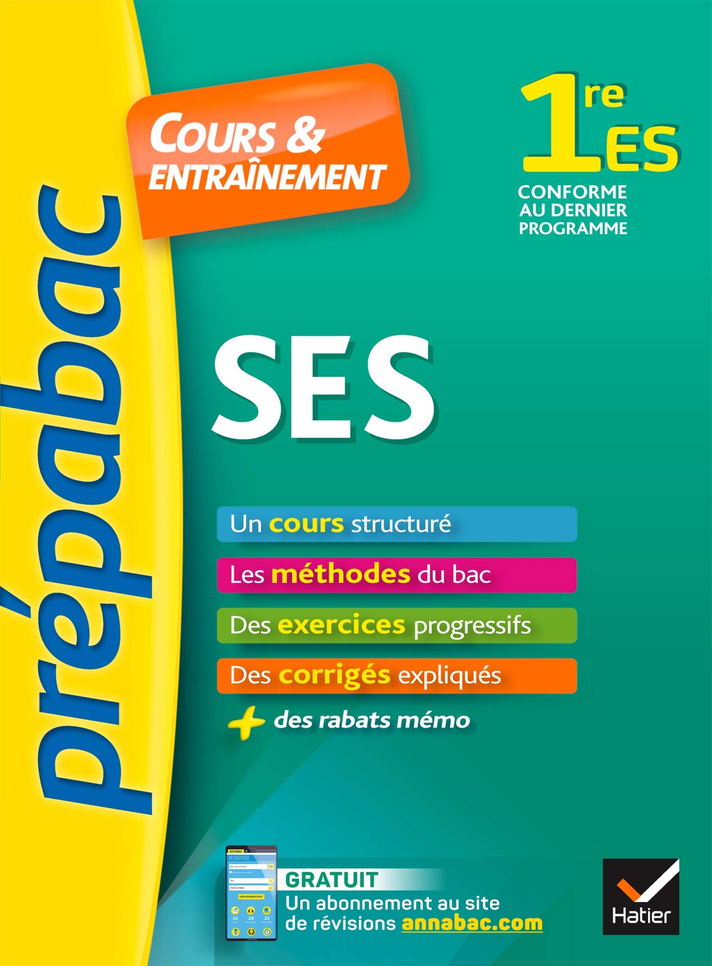 SES 1re ES 9782401047440