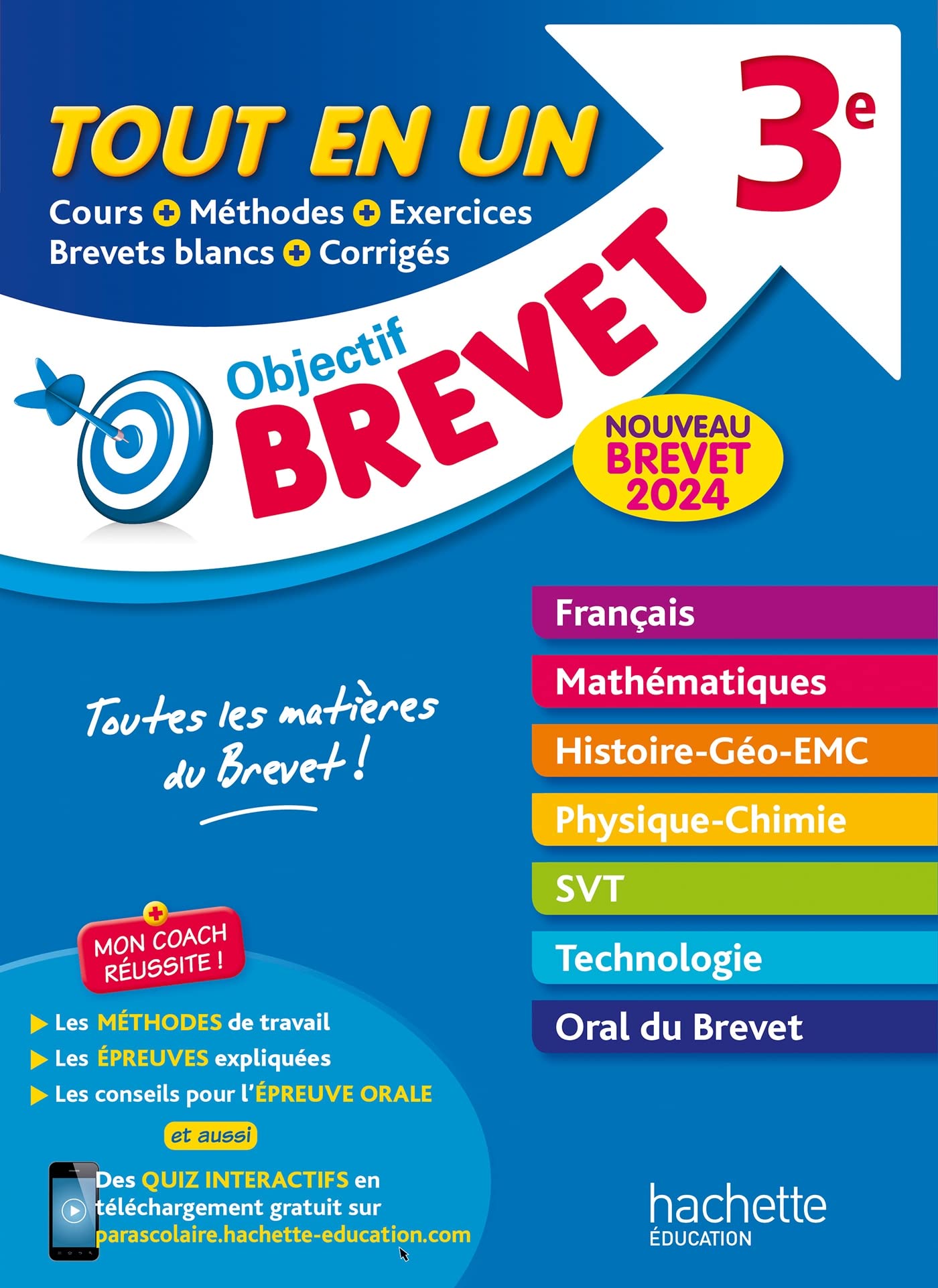 Objectif Brevet Tout-en-un 2024 9782017225904