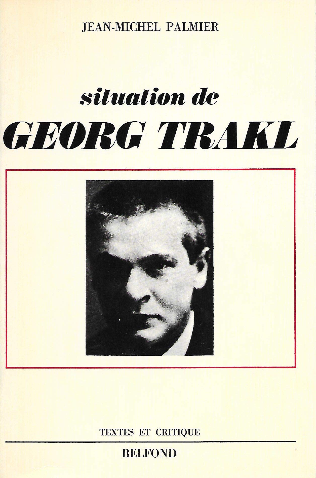 Situation de Georg Trakl.