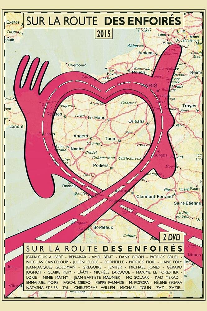Sur la route des enfoirés 2015 - 2 DVD 0888750661494